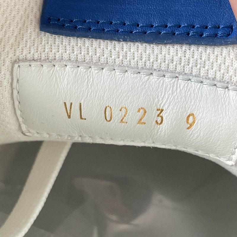 Louis Vuitton Louis Vuitton Low-Top Fashion Sneakers in White and Blue -2 Size US 8 / IT 38 - 5 Thumbnail