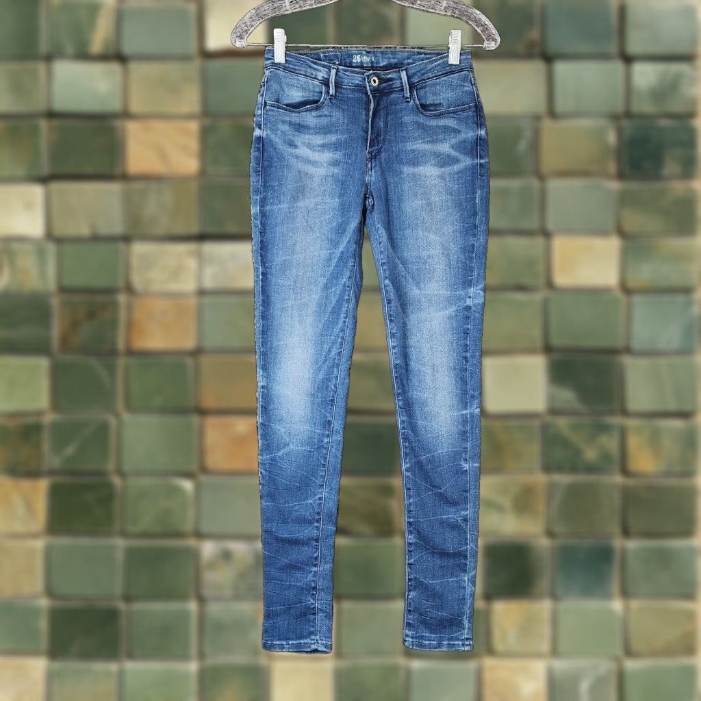 Levi's LEVI'S Skinny Blue Jeans Jeggings Womens Size 26 Size 26" / US 2 / IT 38 - 1 Thumbnail