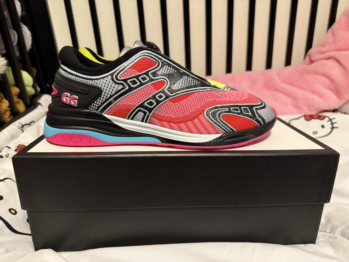 Gucci Gucci Ultrapace R 'Mismatched - Neon Pink Yellow' Size US 9 / EU 42 - 1 Thumbnail
