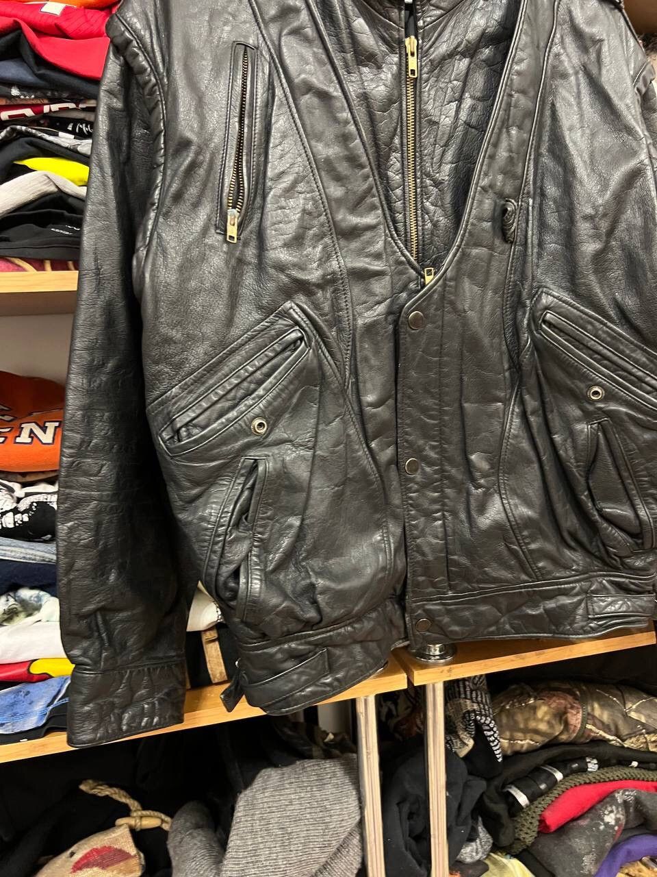Vintage Vintage Leather Abstract Design Archive Jacket Size US M / EU 48-50 / 2 - 5 Thumbnail