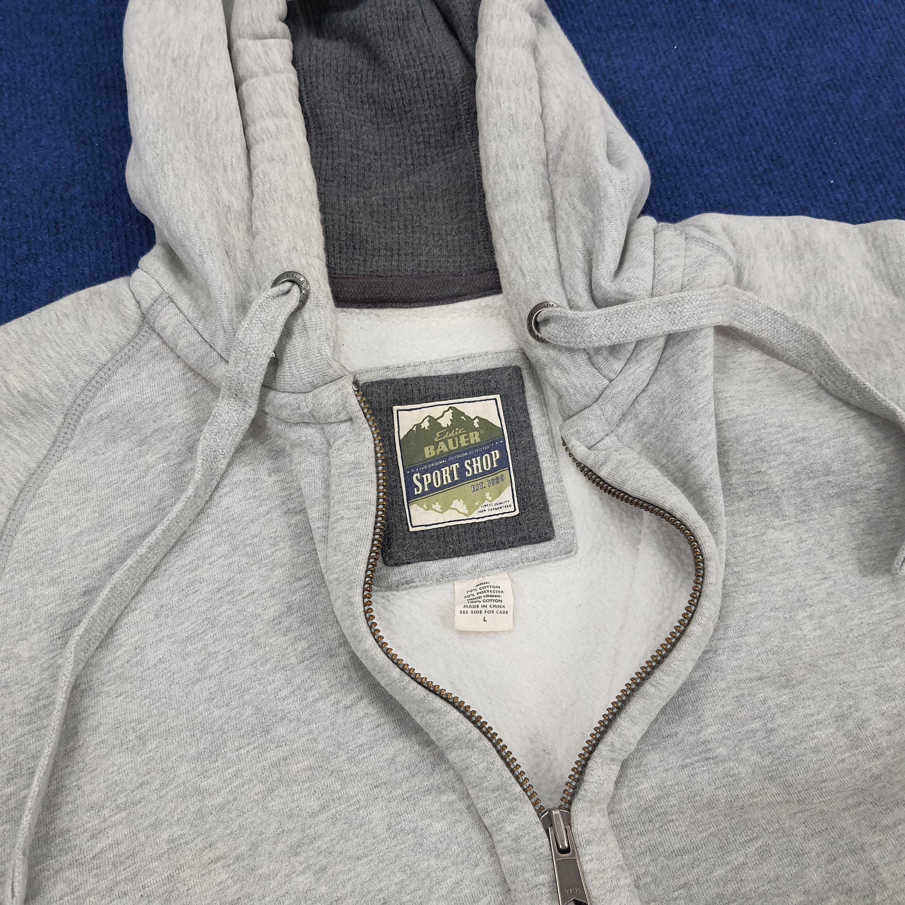 Eddie Bauer × Vintage Vintage Eddie Bauer Sport Shop Zipper Hoodies Size US L / EU 52-54 / 3 - 4 Thumbnail
