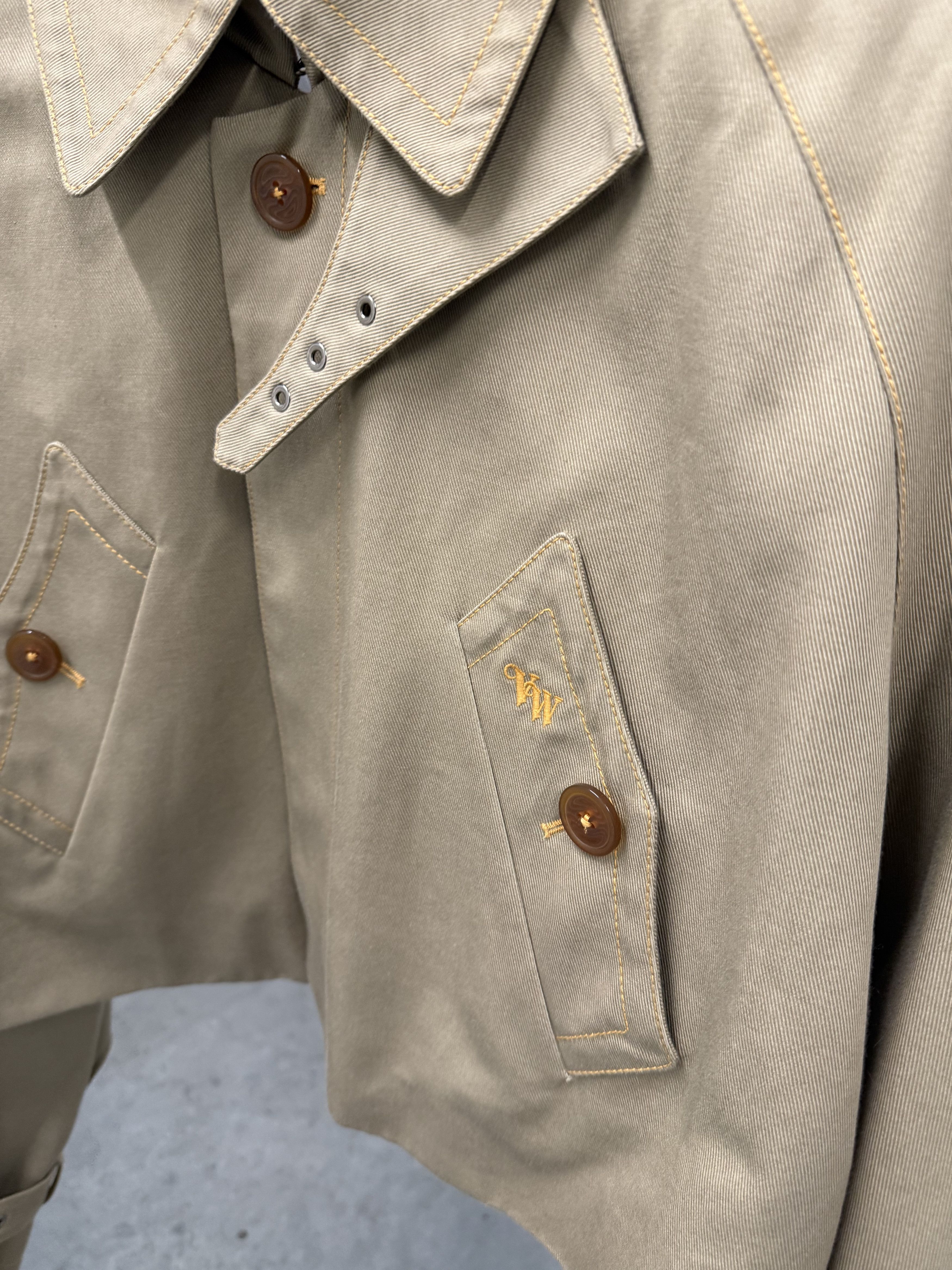 Vivienne Westwood SS25 Vivienne Westwood Cropped Trench sz L Size US M / EU 48-50 / 2 - 6 Thumbnail