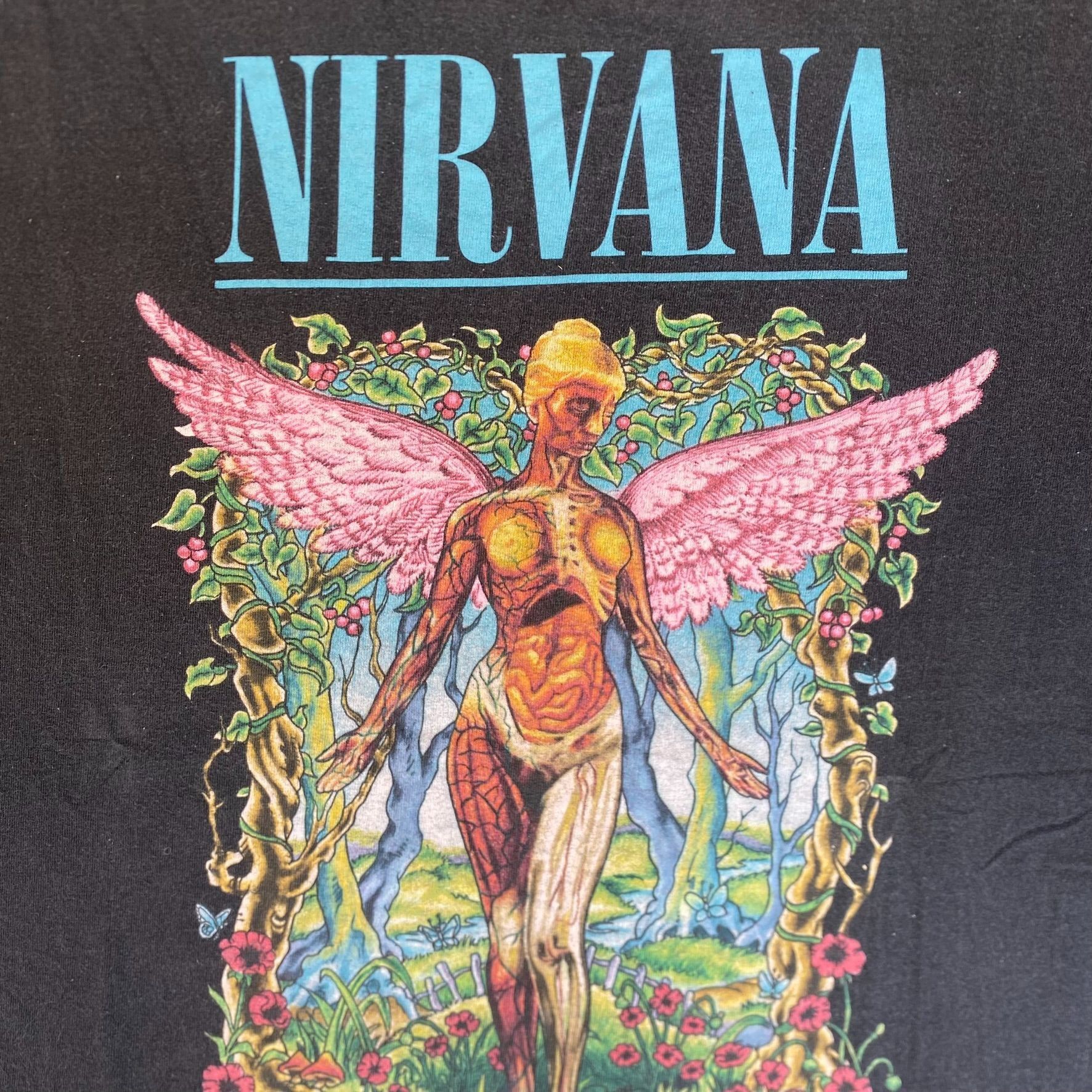 Band Tees Vintage Y2K Nirvana Band Shirt In Utero Grunge Rock Tee Size US L / EU 52-54 / 3 - 3 Thumbnail