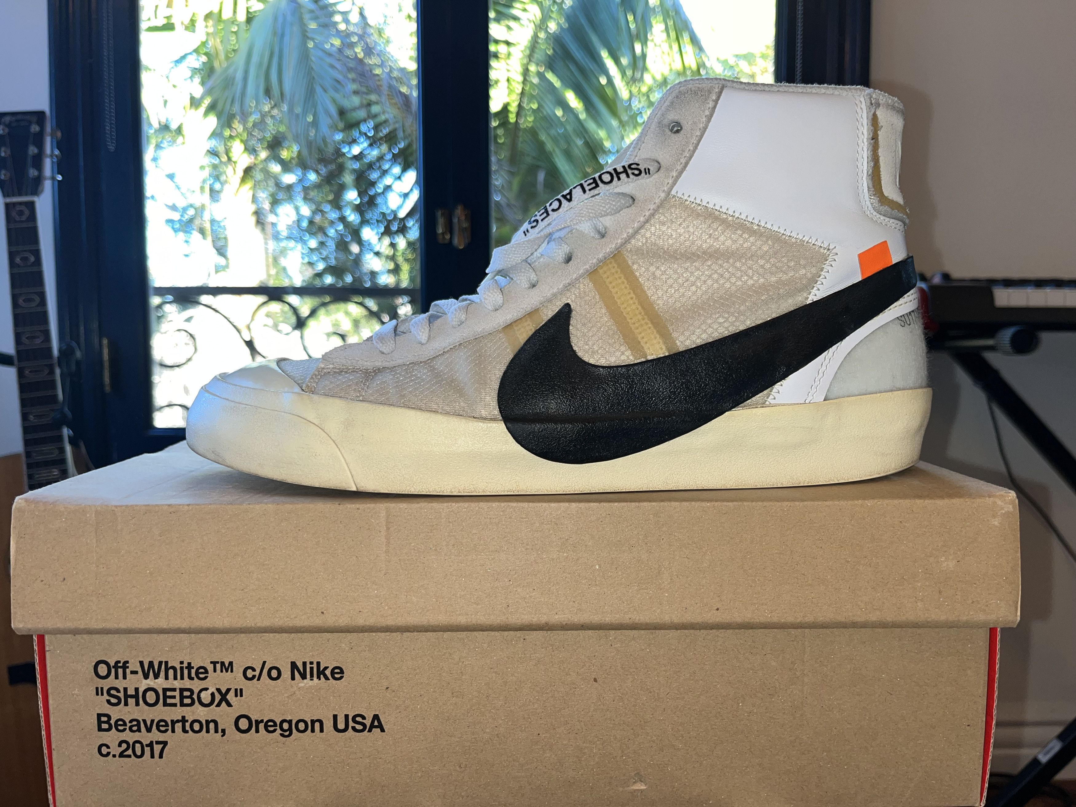 Nike × Off-White Off-White Nike Blazer High OG “The Ten” Size US 10.5 / EU 43-44 - 1 Thumbnail