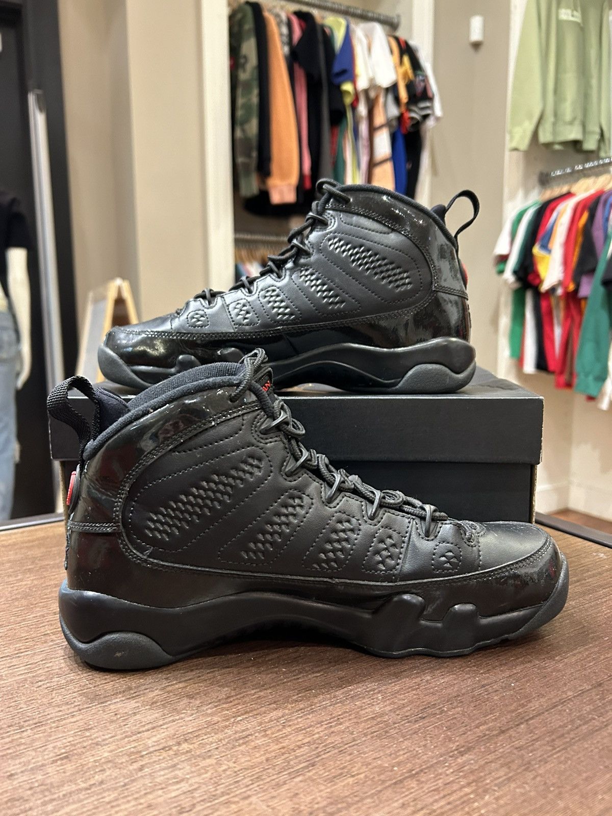 Jordan Brand Jordan 9 Retro Bred Patent (GS) Size US 7 / EU 40 - 4 Thumbnail