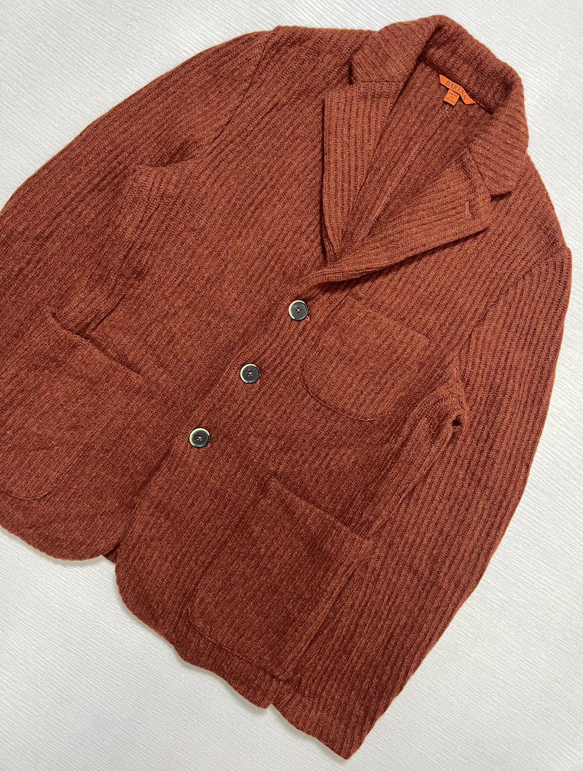 Barena Barena Venezia - Single Breasted Curduroy Knitted Blazer Size US M / EU 48-50 / 2 - 4 Thumbnail