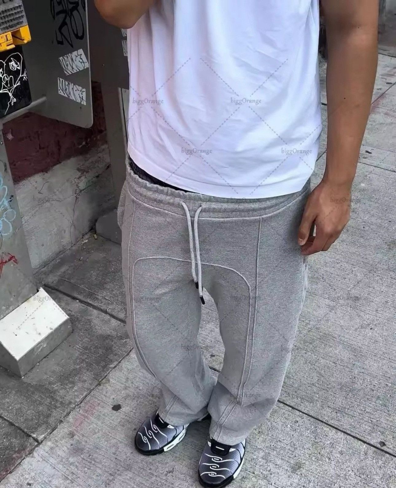 Japanese Brand × Other Embroidered Wideleg Sweatpants Size US 34 / EU 50 - 3 Thumbnail