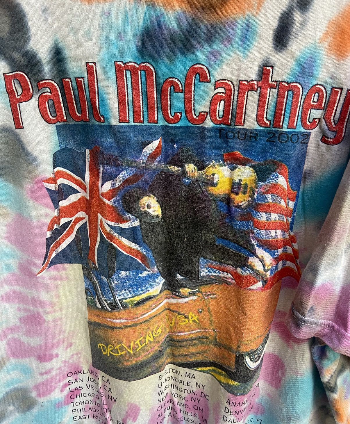 Band Tees Vintage Paul McCartney Tour USA 2002 Size US XL / EU 56 / 4 - 7 Thumbnail
