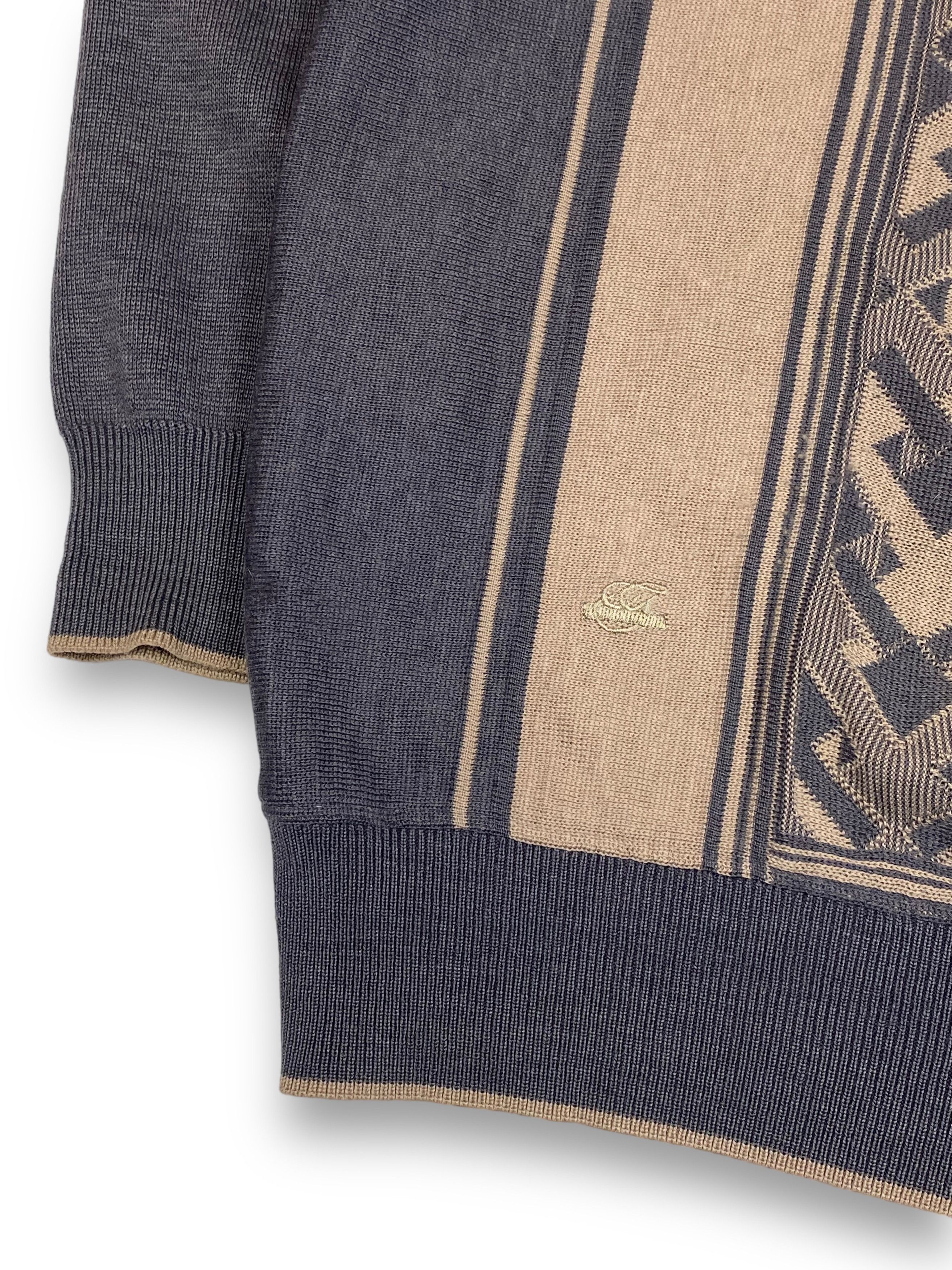 Other 90s Vintage GABICCI V-Neck Sweater Avantgarde Y2k M597 Size US XL / EU 56 / 4 - 4 Thumbnail