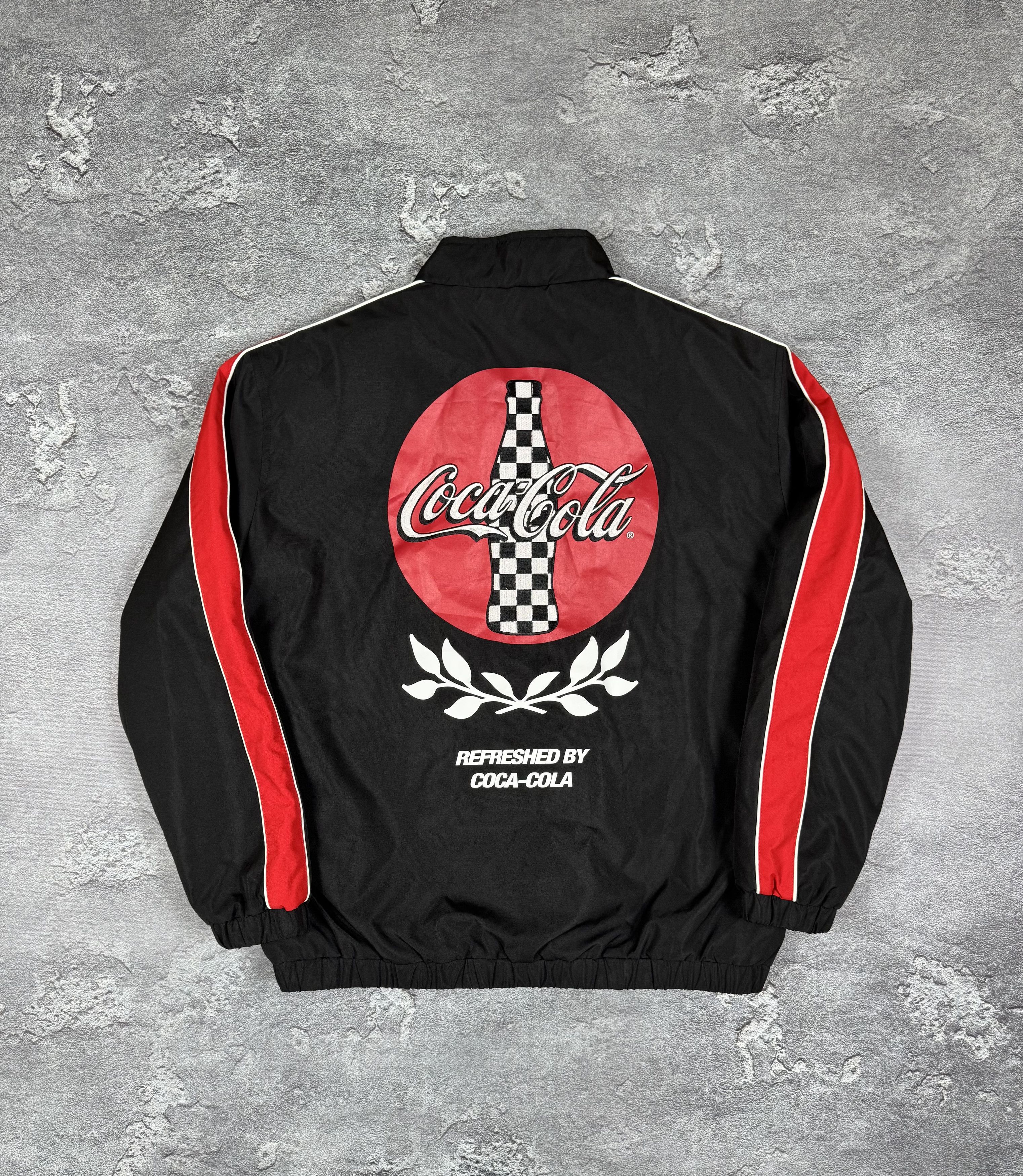 If Six Was Nine Coca-Cola Y2K 2000s Motorsports Bomber Jacket Size XXL Size US XXL / EU 58 / 5 - 3 Thumbnail