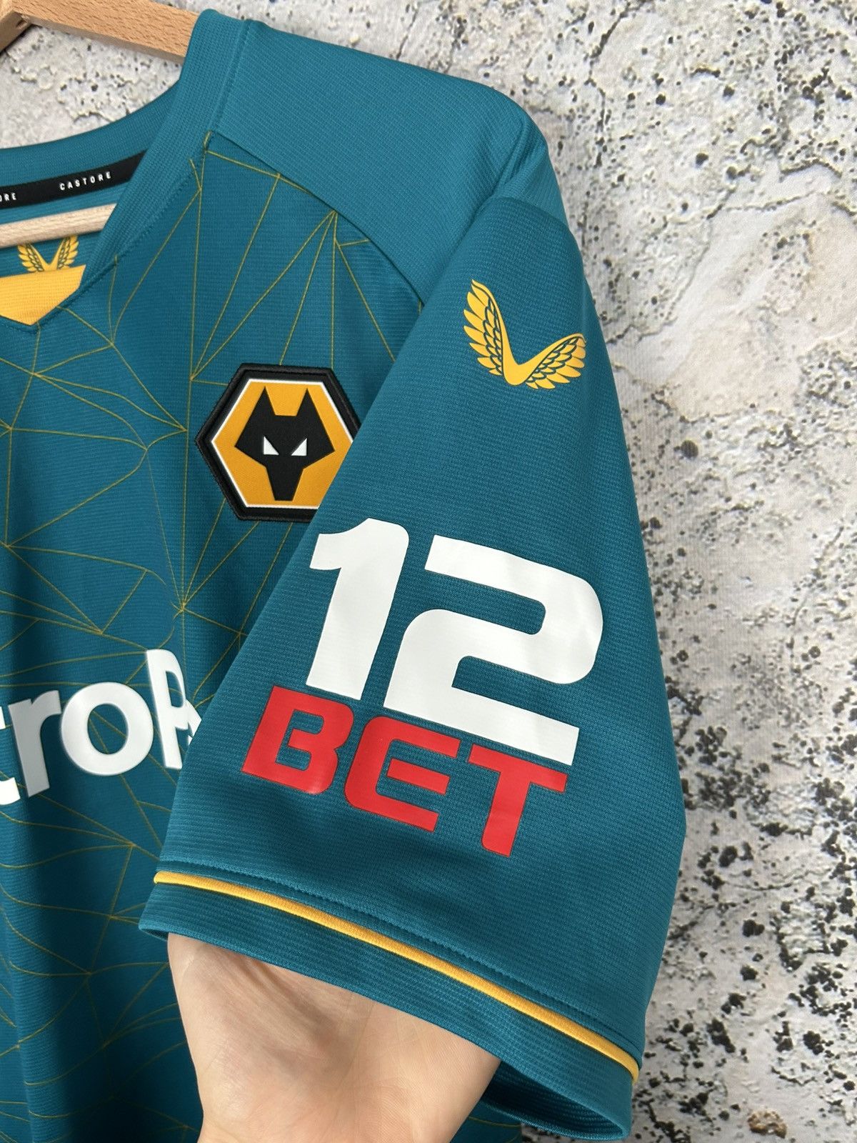 Castore Wolves Premier League Soccer Jersey Castore Football Sport Size US XL / EU 56 / 4 - 4 Thumbnail