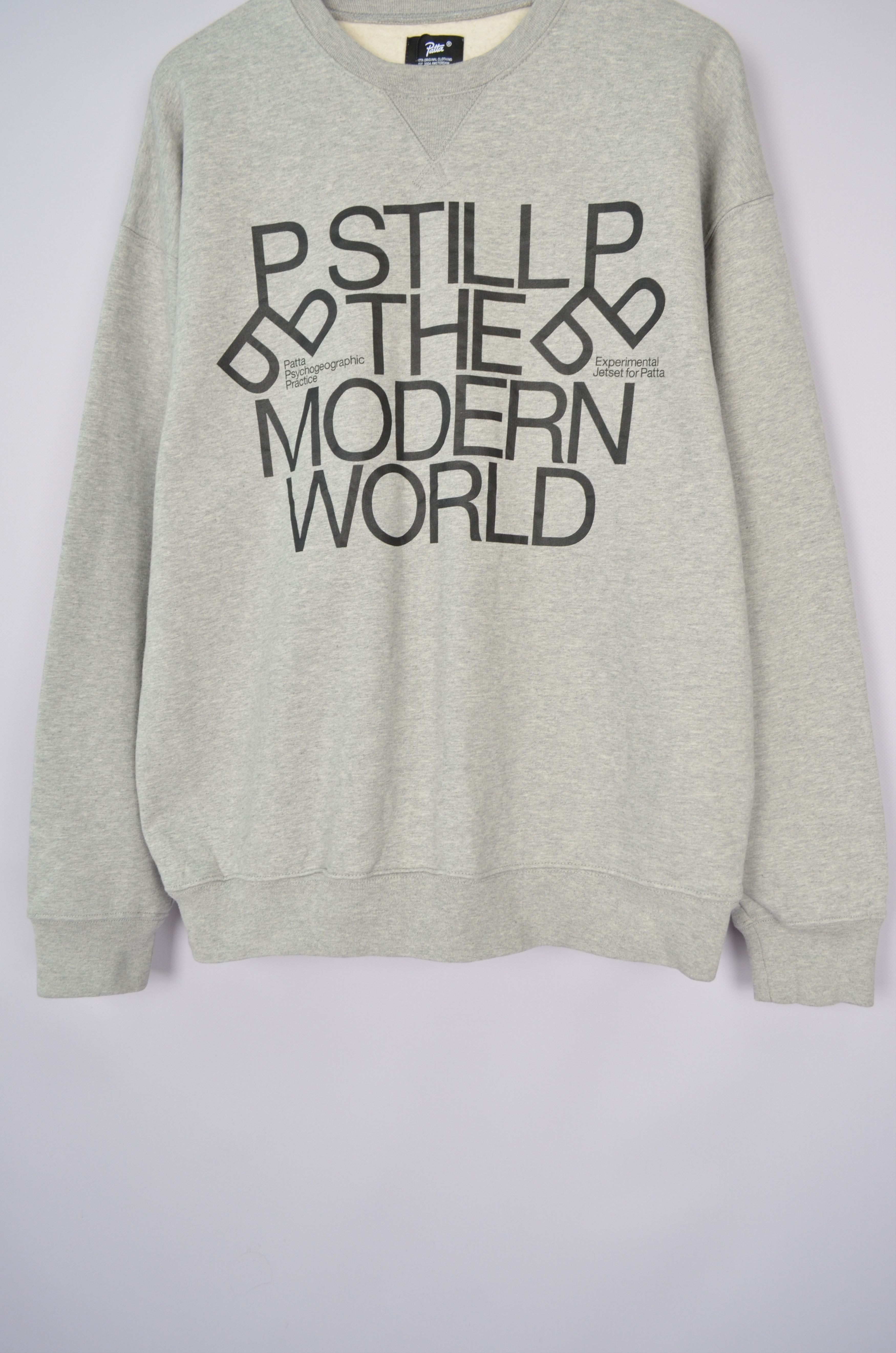 Designer × Patta Patta x Experimental Jetset Crewneck Sweatshirt Grey Size M Size US M / EU 48-50 / 2 - 4 Thumbnail