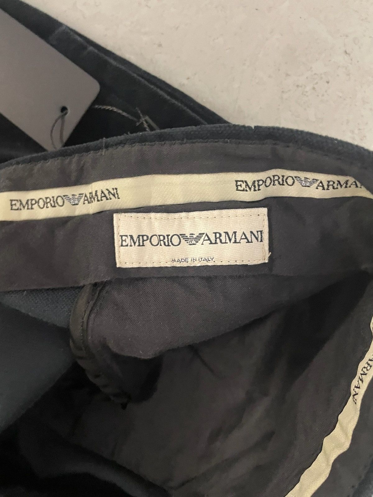 Emporio Armani Emporio Armani 2004 Velour Bottoms Size US 30 / EU 46 - 3 Thumbnail