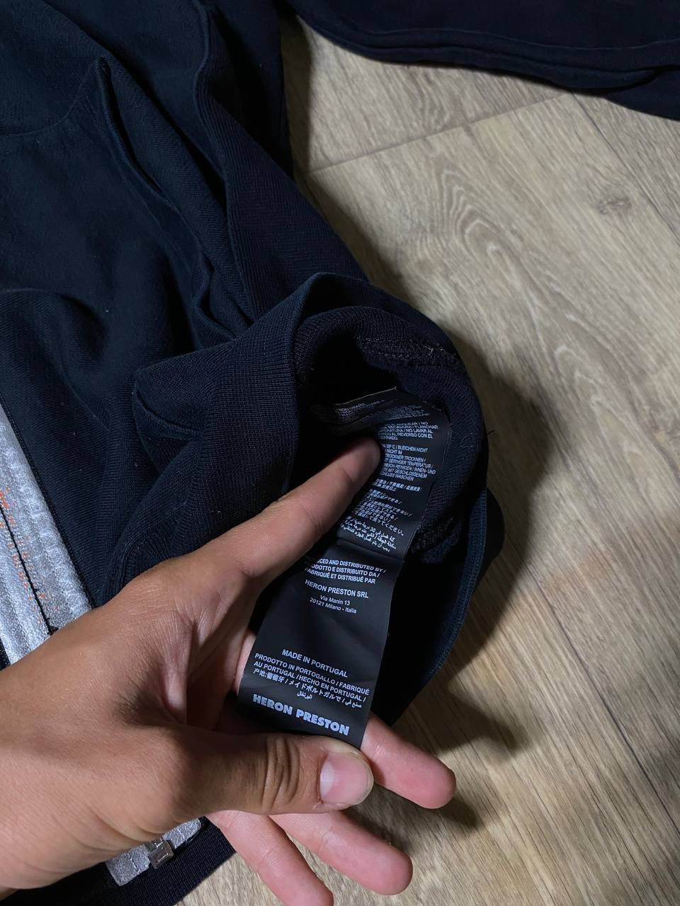Heron Preston Preston reflective zip hoodie Size US M / EU 48-50 / 2 - 8 Thumbnail