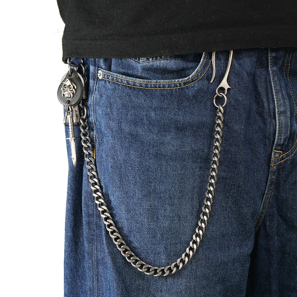 Japanese Brand × Vintage Vintage Keychain Jeans Chain Skull Ghost Head Chain Size ONE SIZE - 1 Thumbnail