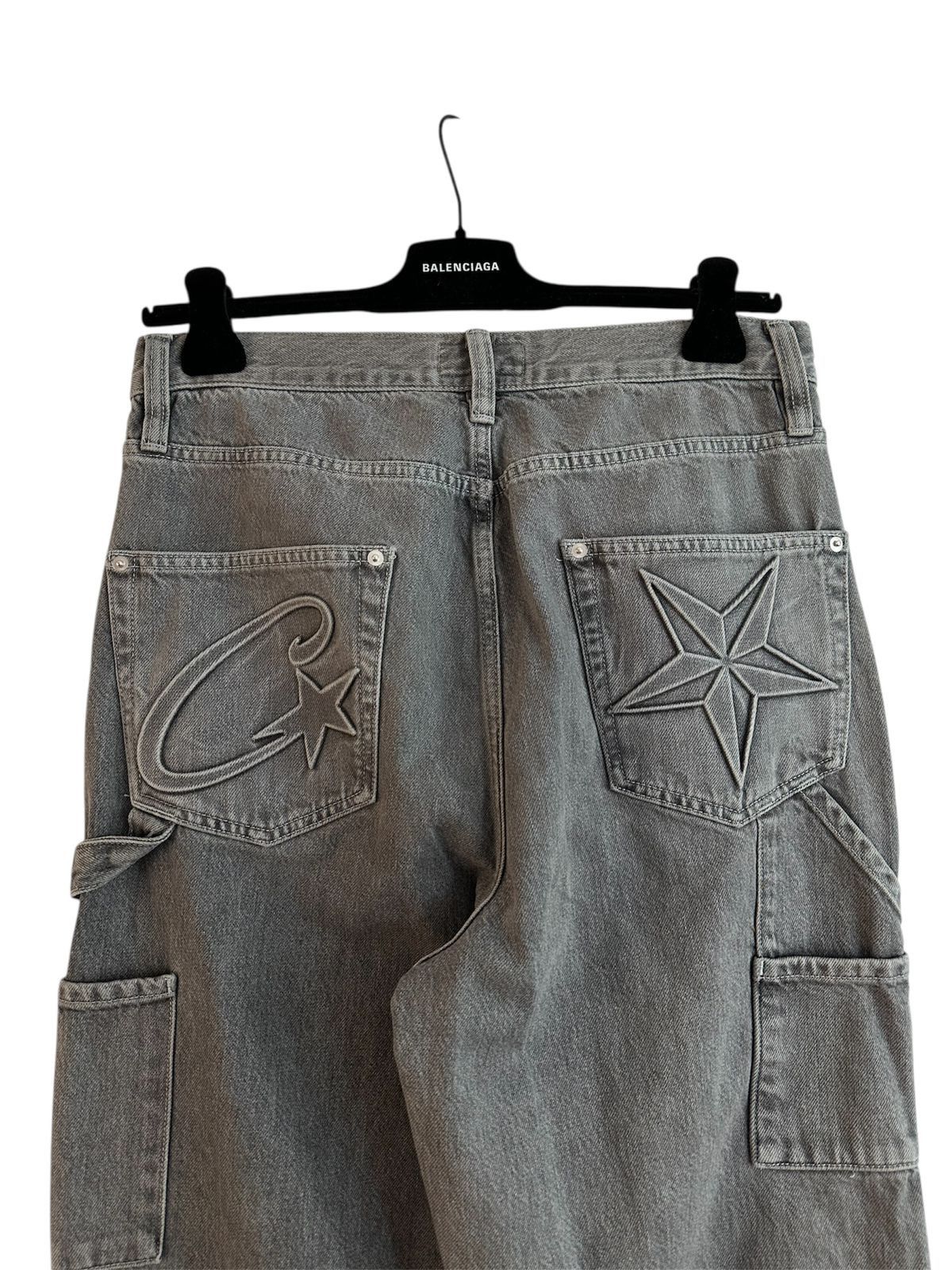 パンツ CORTEIZ EMBOSSED C-STAR DENIM WORK PANT Corteiz Embossed C-Star Denim Work Pant Blue Men's - FW24 - US