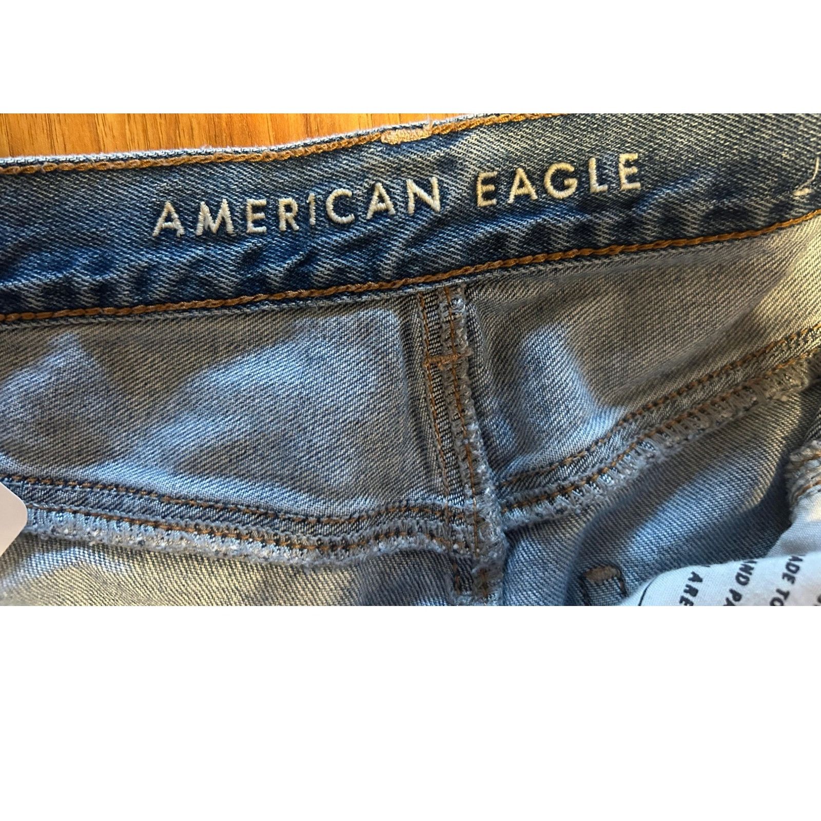 American Eagle Outfitters American Eagle Distressed Acid Wash Jeans - Size 6 Size 28" / US 6 / IT 42 - 5 Thumbnail
