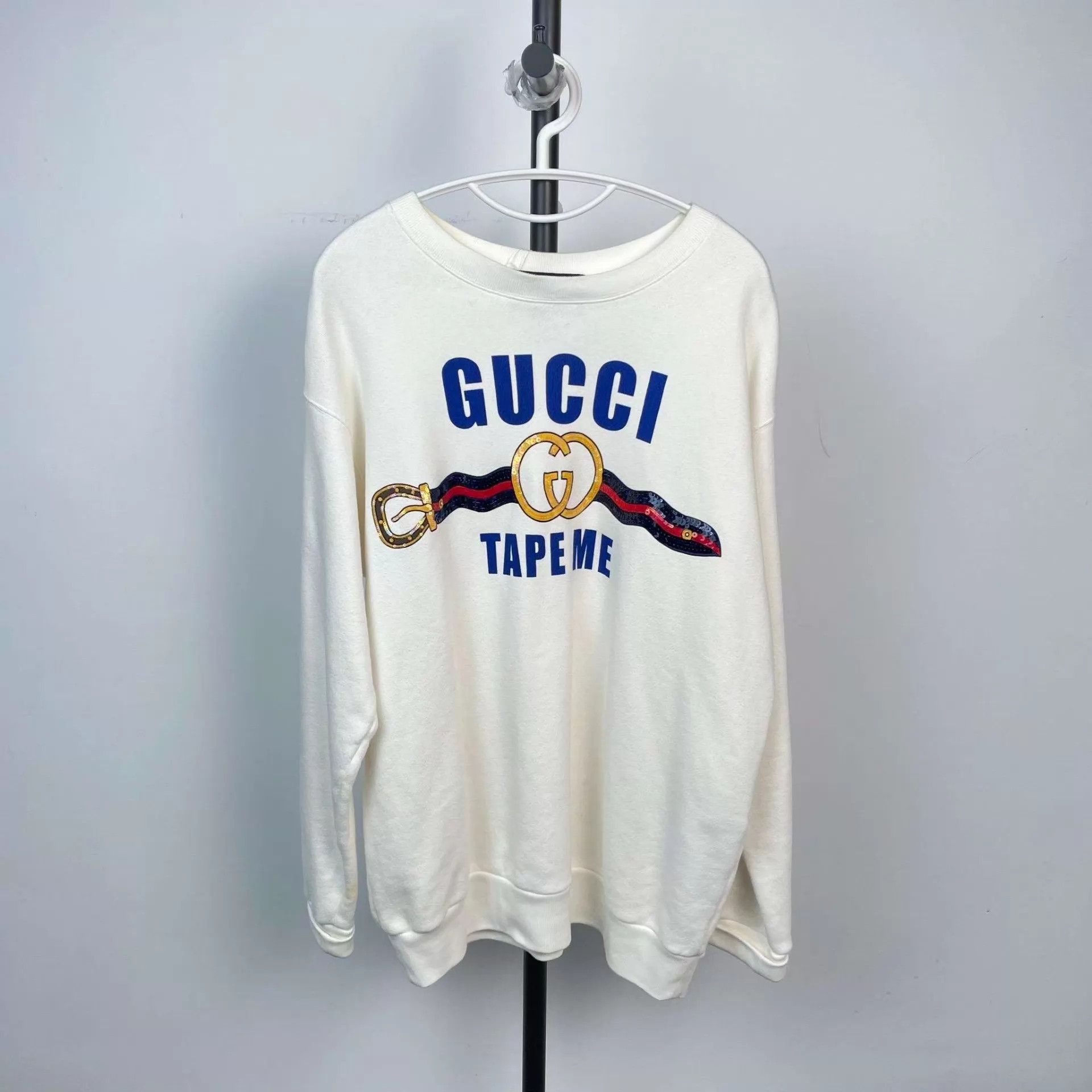 Gucci Gucci Belt Print Sweatshirt Size US S / EU 44-46 / 1 - 1 Thumbnail