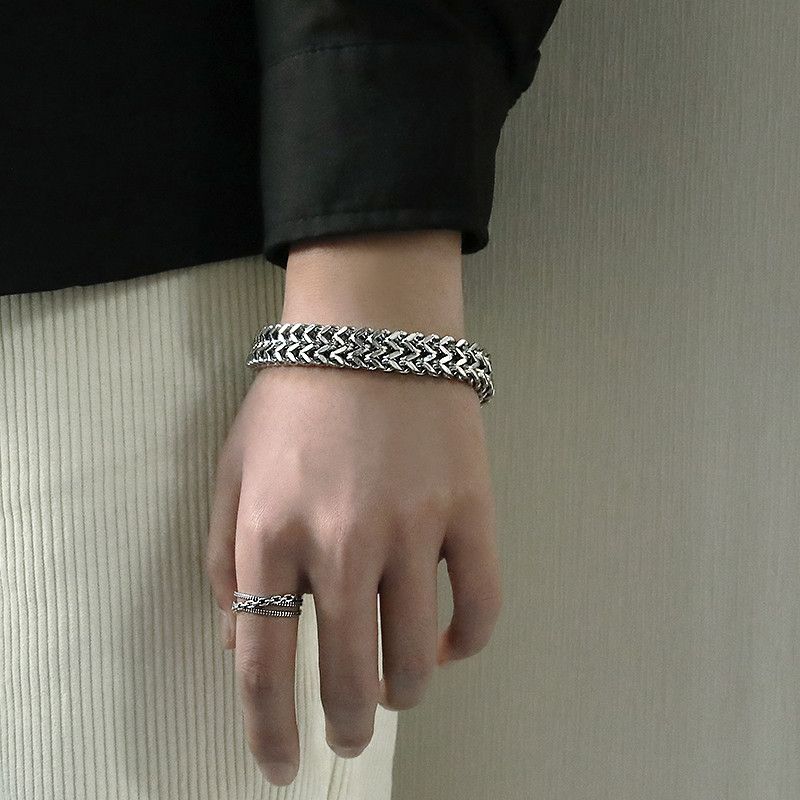 Jewelry Punk Bracelet Y2K Punk Chain Gotch Bracelets Chains Size ONE SIZE - 1 Thumbnail