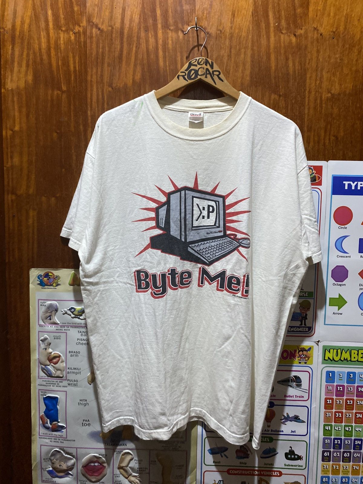 Vintage Vintage 1998 BYTE ME TECH TEE Size US XL / EU 56 / 4 - 1 Thumbnail