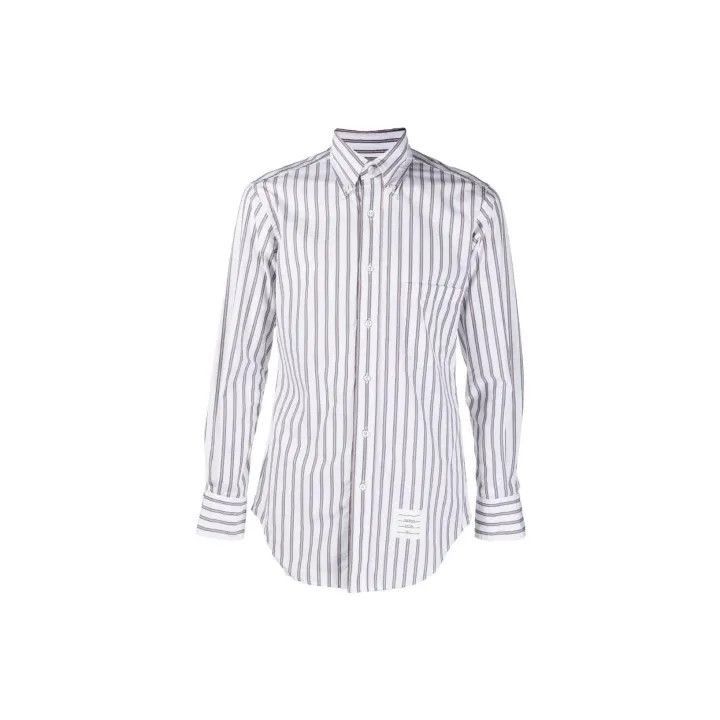 Thom Browne Thom Browne Striped Long Sleeve Shirt for Men -2507 Size US S / EU 44-46 / 1 - 2 Thumbnail