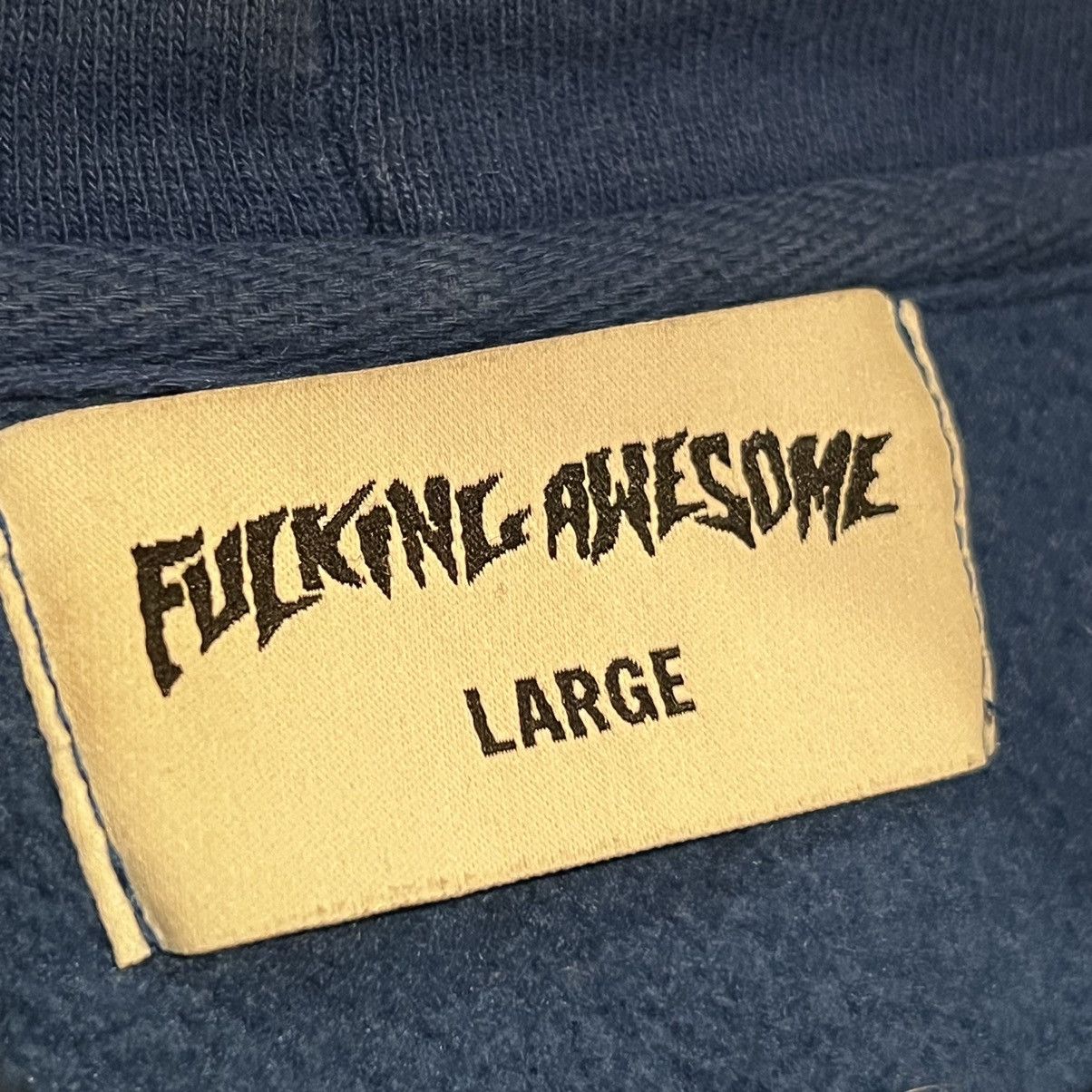 Fucking Awesome Fucking Awesome Og Logo hoodie Orange on blue Size US L / EU 52-54 / 3 - 21 Thumbnail