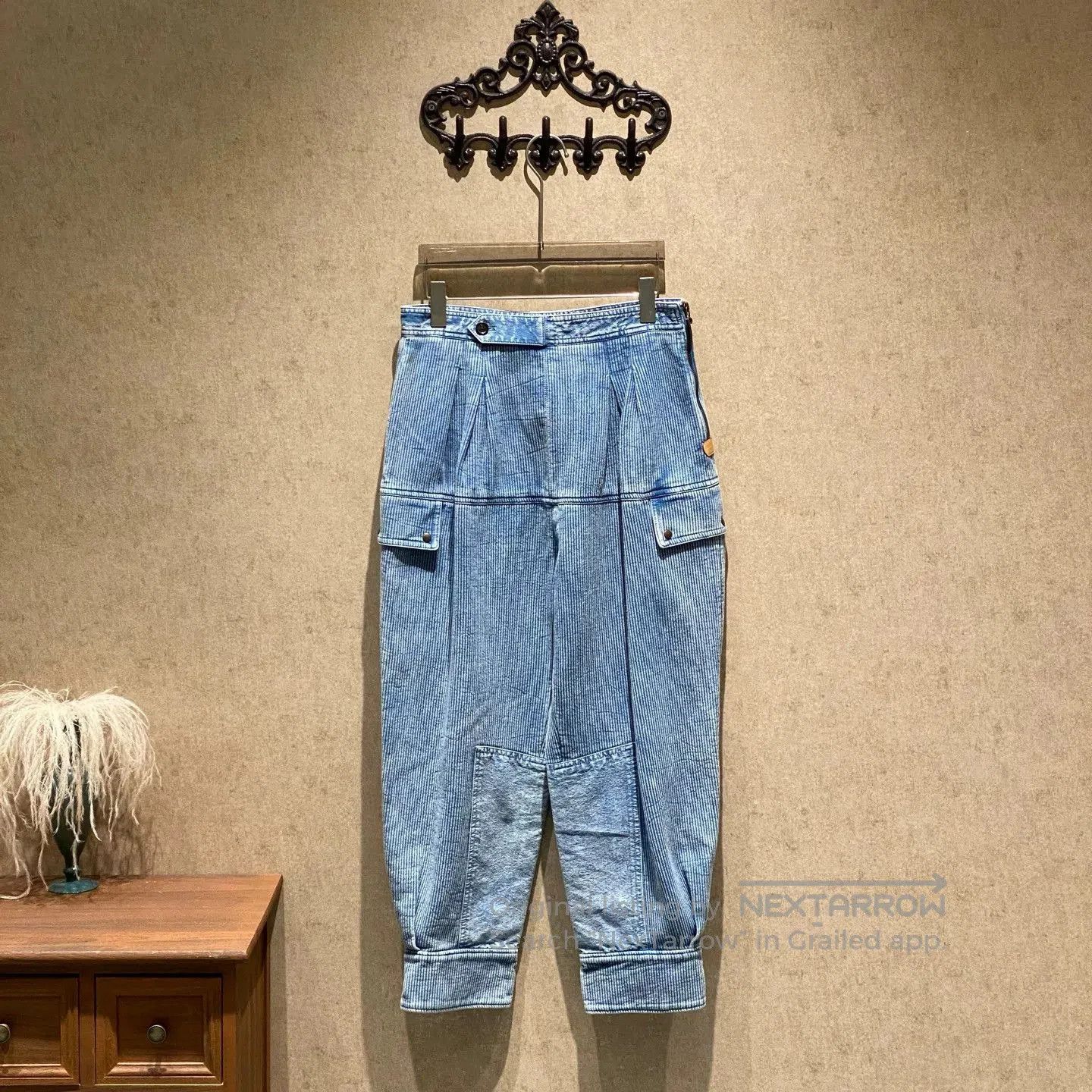 Louis Vuitton Louis Vuitton Blue Logo Corduroy Pants. Size US 40 / EU 56 - 1 Thumbnail