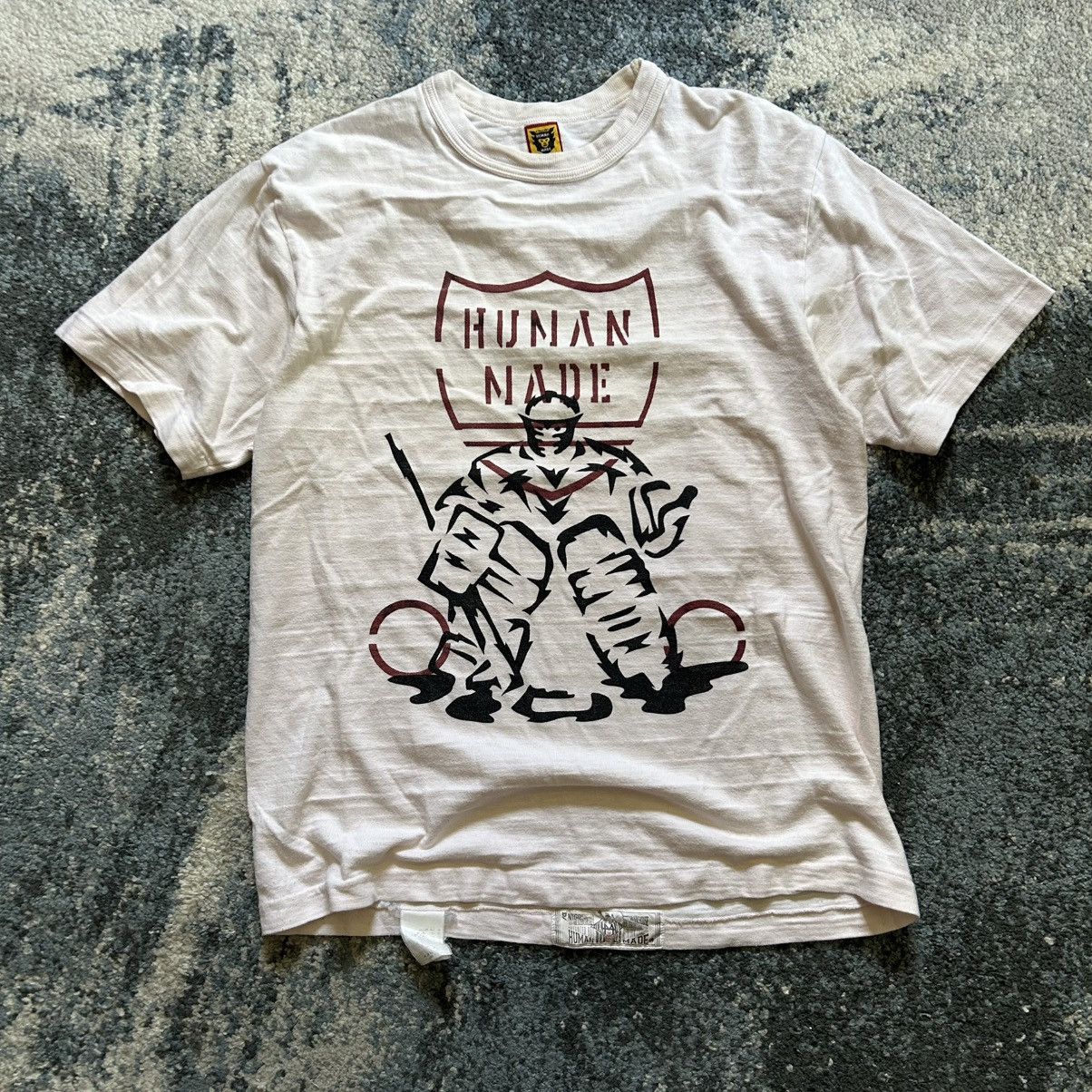 Human Made CREAM MAROON iCE HOCKEY GOALiE NiGO SLUBBY MOUNTED COLLAR Size US S / EU 44-46 / 1 - 12 Thumbnail