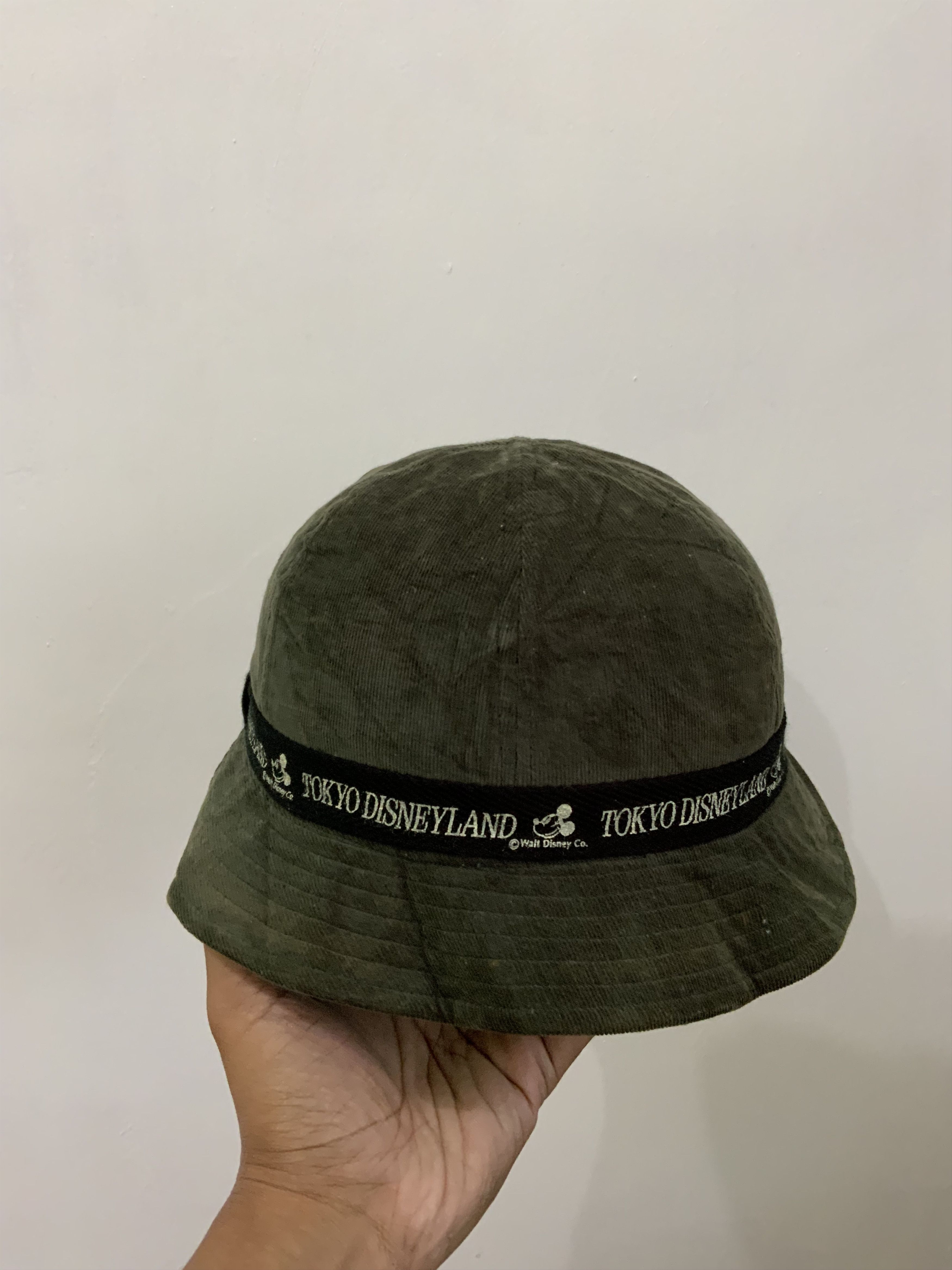 Disney Tokyo Disneyland Corduroy Green Hat Size ONE SIZE - 6 Thumbnail
