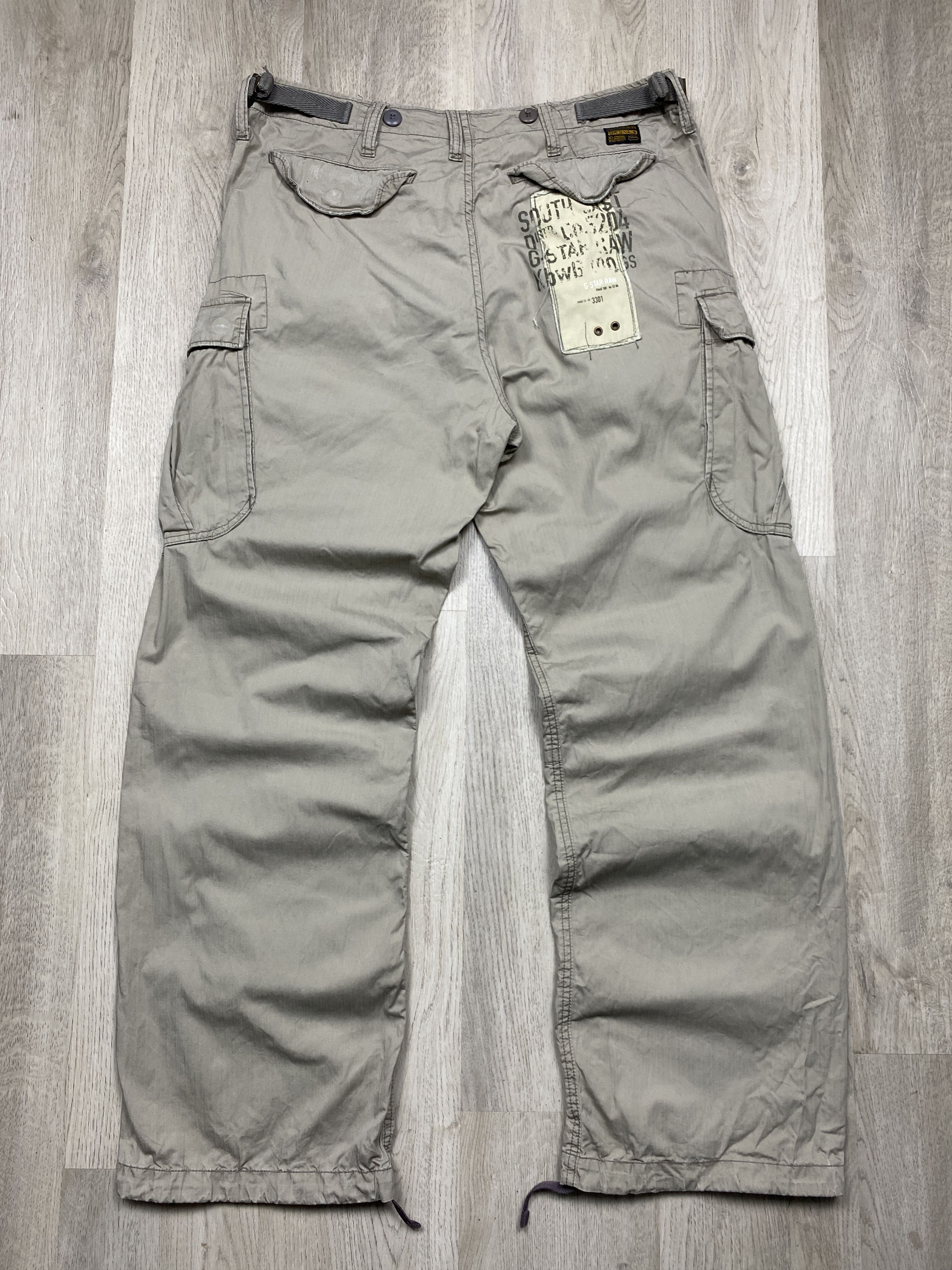 G-Star G Star Raw Vintage Mens Cargo Multi Pockets Pants Size US 36 / EU 52 - 11 Thumbnail