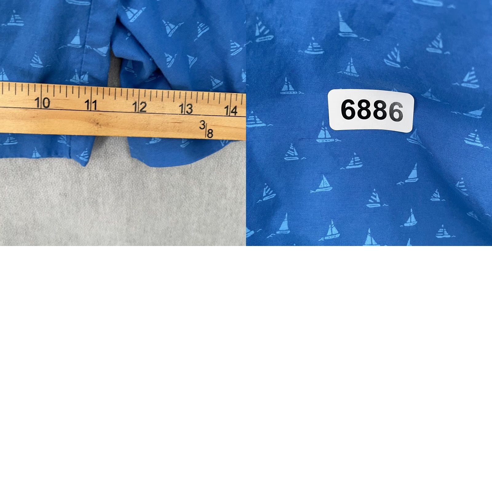 Peter Millar VINTAGE Peter Millar Shorts Men 38 Chino All Over Print Sailboat Logo Golf Casual Blue Size 38 Size US 38 / EU 54 - 8 Thumbnail