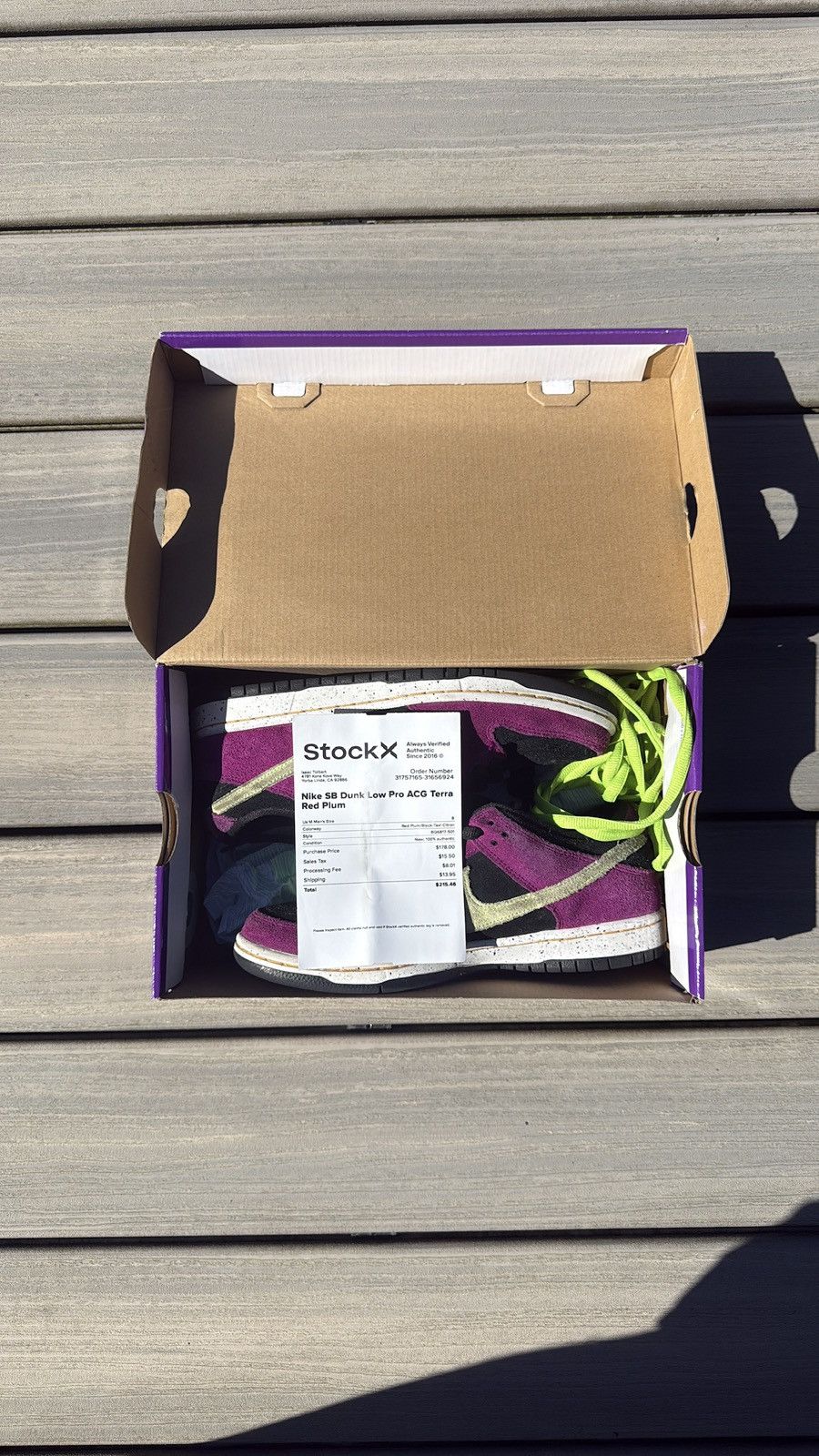 Nike Nike Dunk Low ACG Terra Red Plum Size US 8 / EU 41 - 4 Thumbnail
