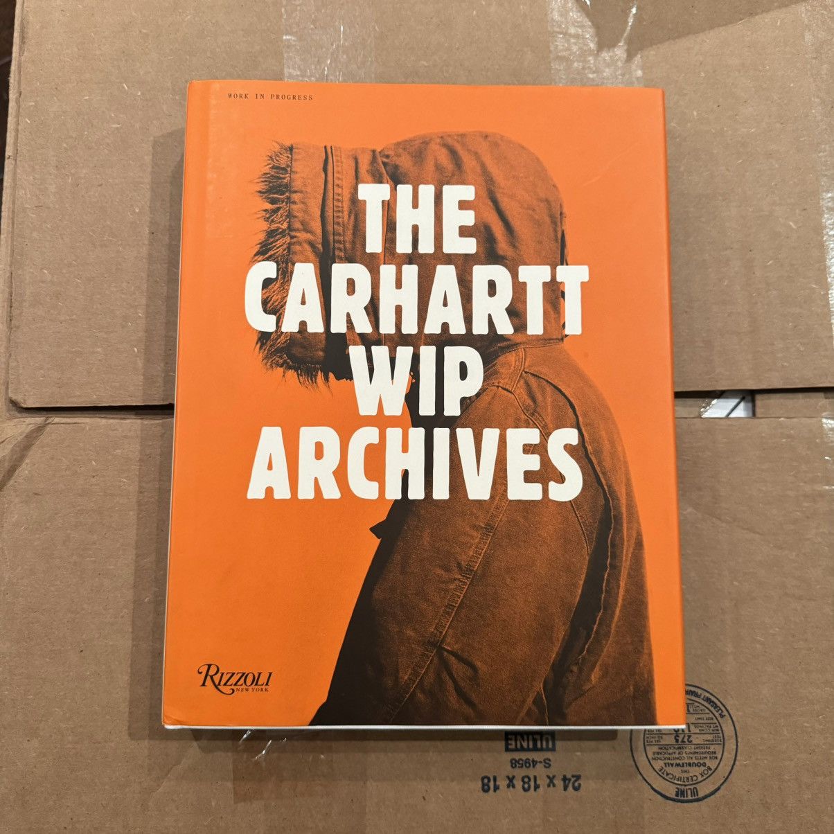 image of The Carhartt Wip Archives Rizzoli Book in Orange, Men's