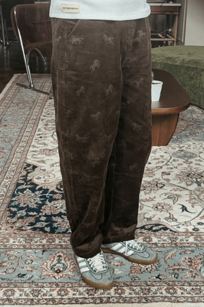 Other Sweet Hat Company Sweet Horse Corduroy Pants Size US 28 / EU 44 - 9 Thumbnail