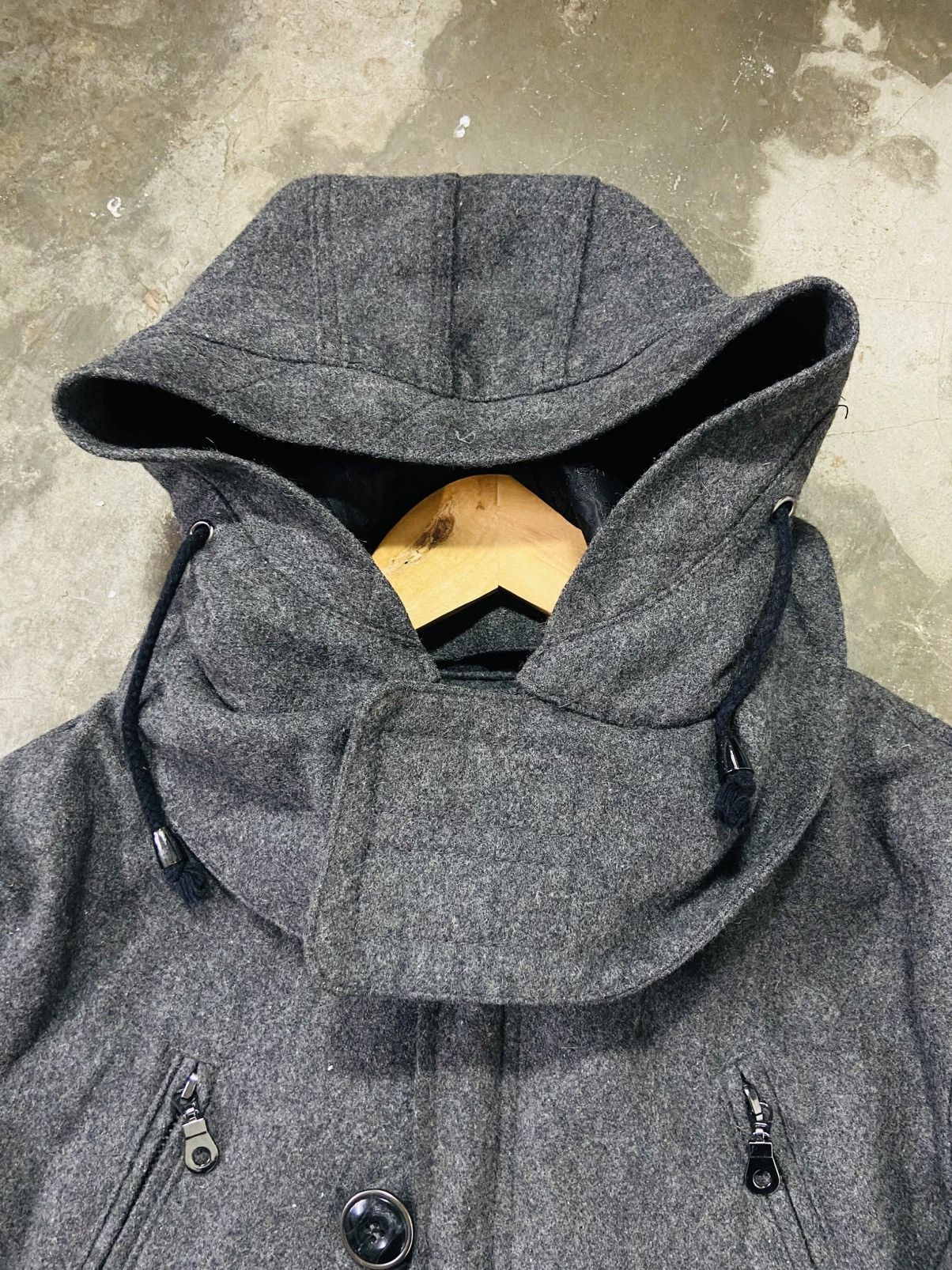 semanticdesign Semantic Design Multipocket Hoodie Wool Jacket Size M / US 6-8 / IT 42-44 - 11 Thumbnail