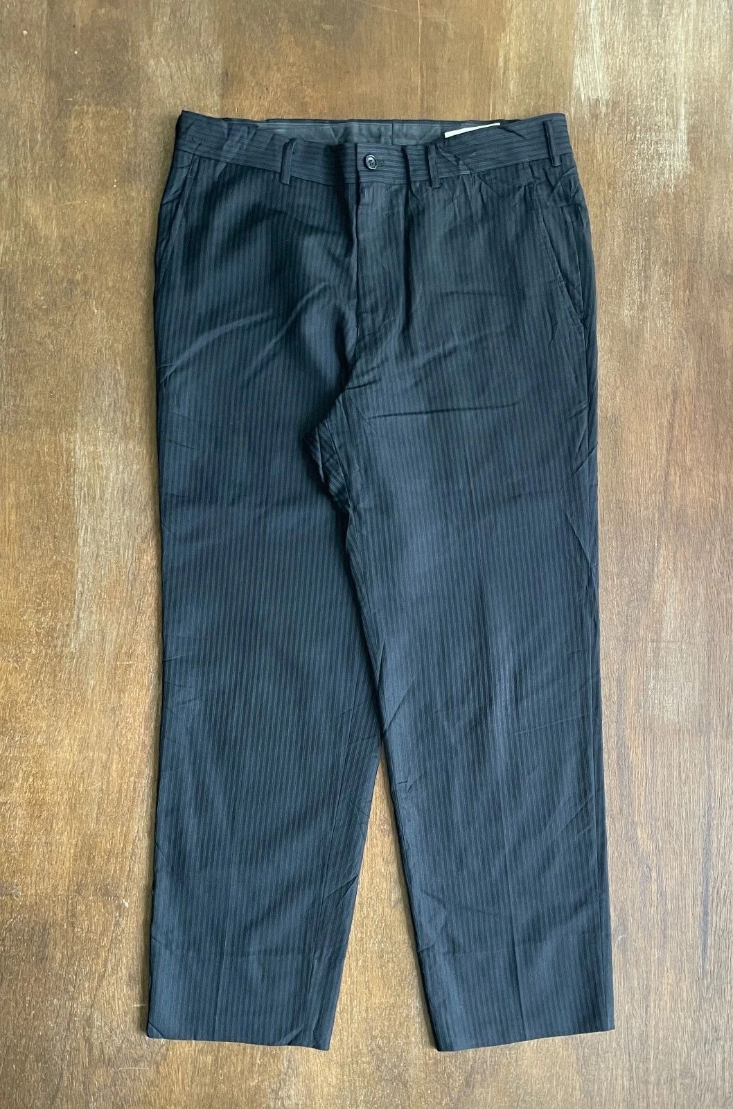 Comme des Garcons Homme COMME des GARCONS HOMME 2007 Black Pants Size US 33 - 1 Thumbnail
