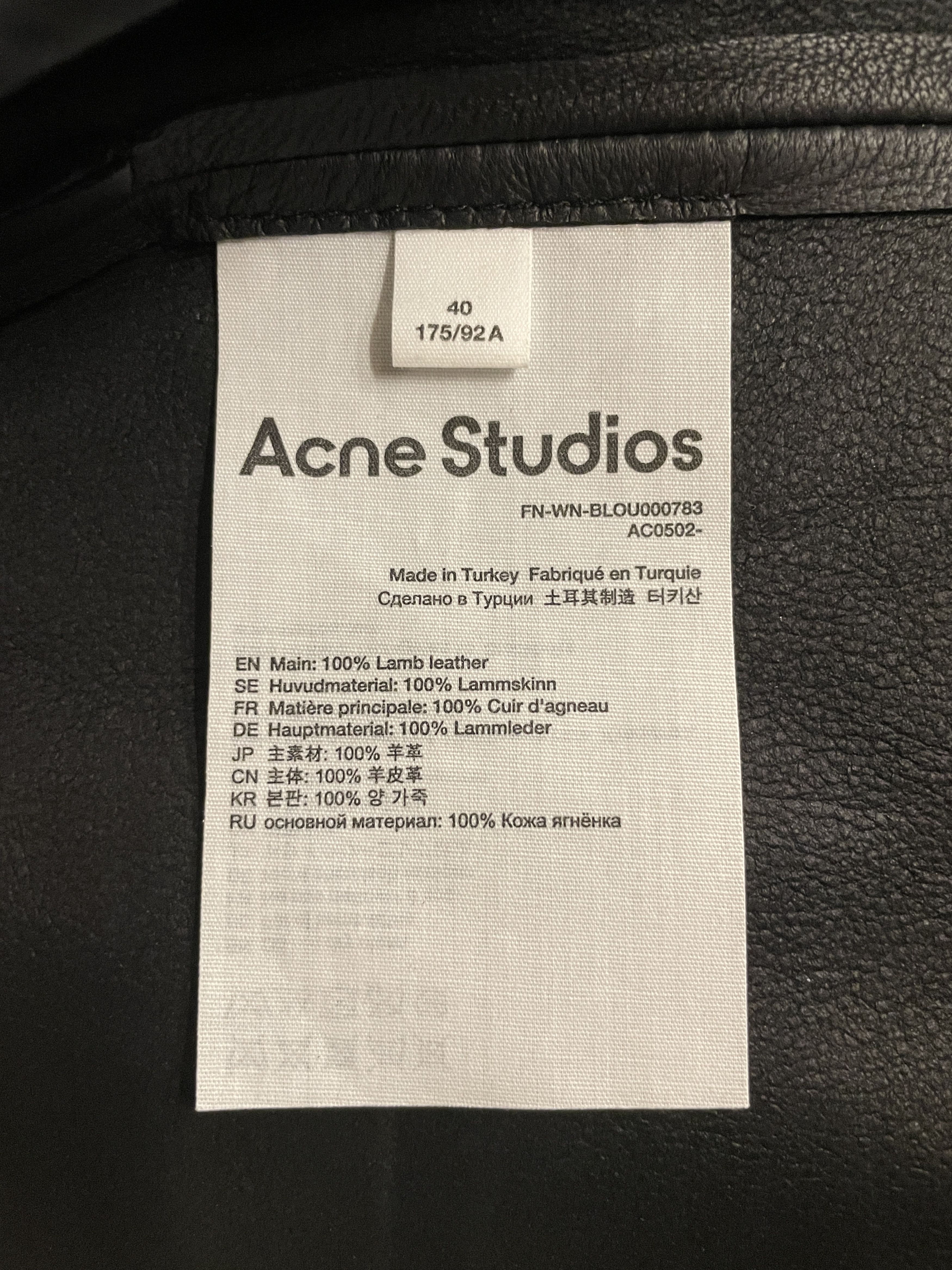 Acne Studios $1650 Acne Studios Leather Wrap Blouse Size S / US 4 / IT 40 - 8 Thumbnail