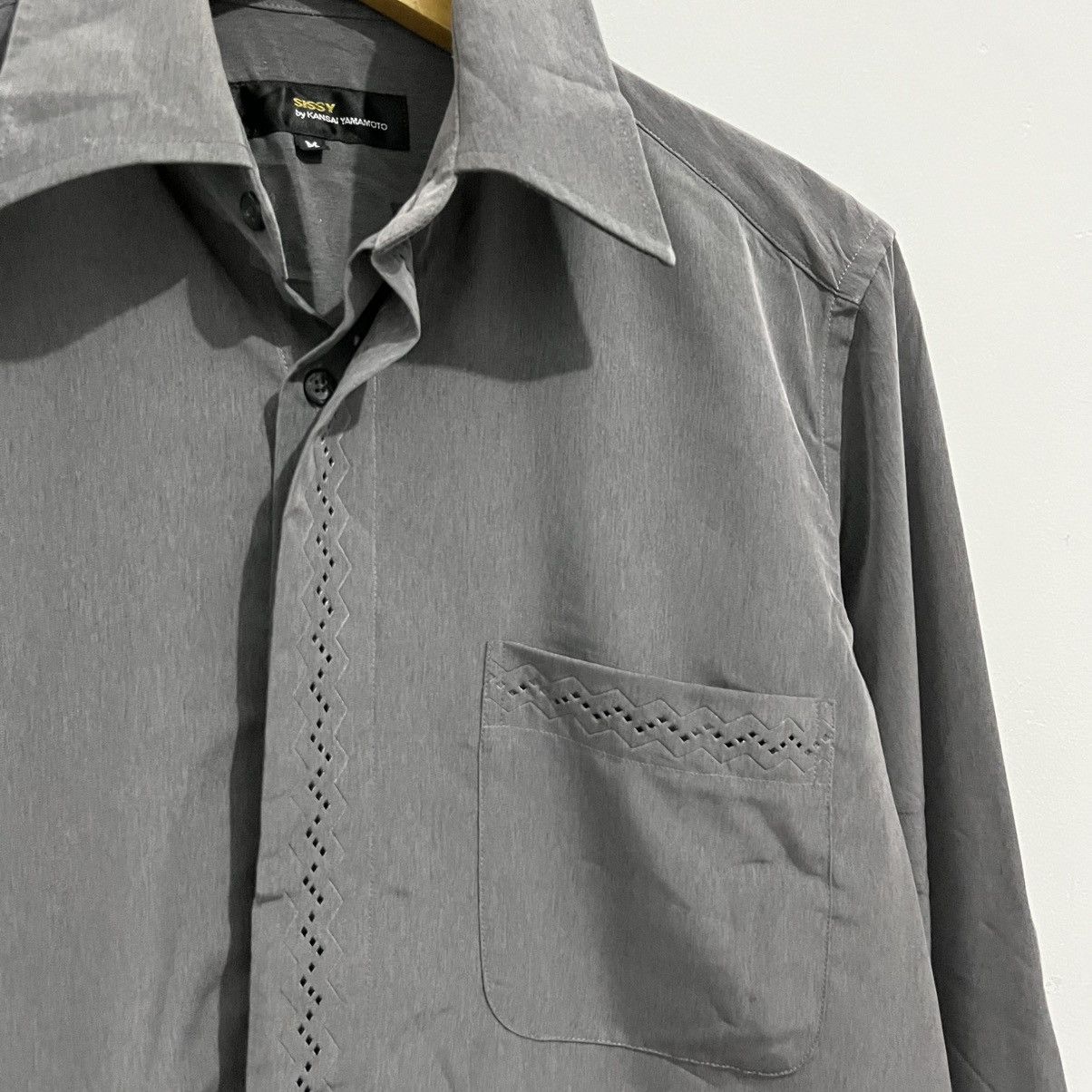 Japanese Brand × Kansai Yamamoto Kansai Yamamoto Vintage Long Sleeve Shirt Size US M / EU 48-50 / 2 - 5 Thumbnail