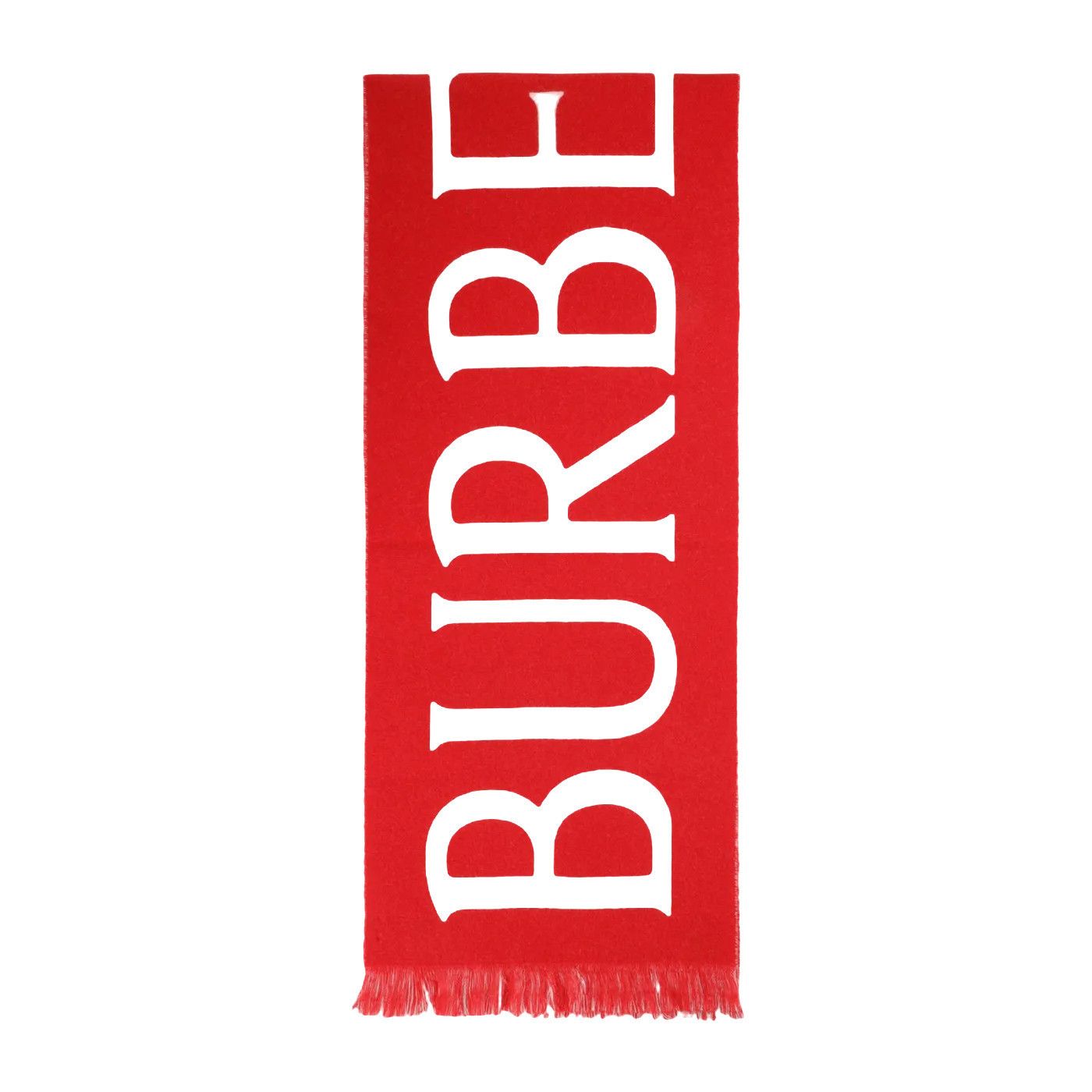 Burberry BURBERRY Red Wool Scarf New & Authentic Size ONE SIZE - 1 Preview