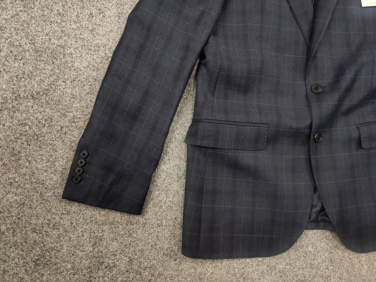 Marks & Spencer Marks & Spencer By Alfred Brown Wool Navy suit Blazer Pants Size 48L - 8 Thumbnail