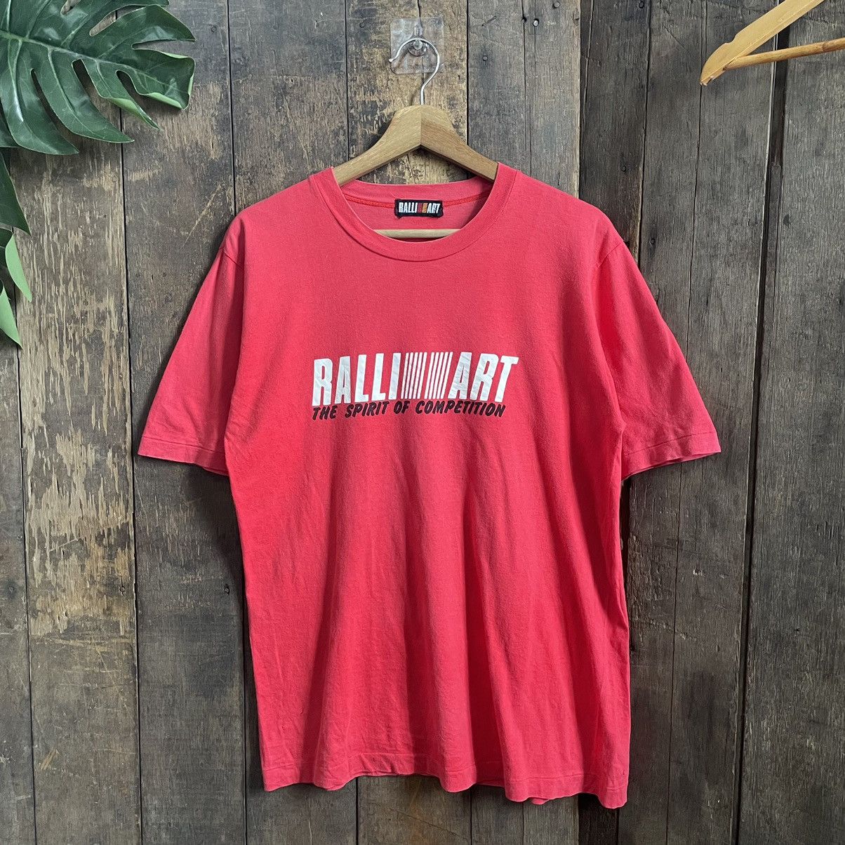 Vintage Vintage 90’s Mitsubishi Ralliart Tshirt Size US M / EU 48-50 / 2 - 1 Thumbnail