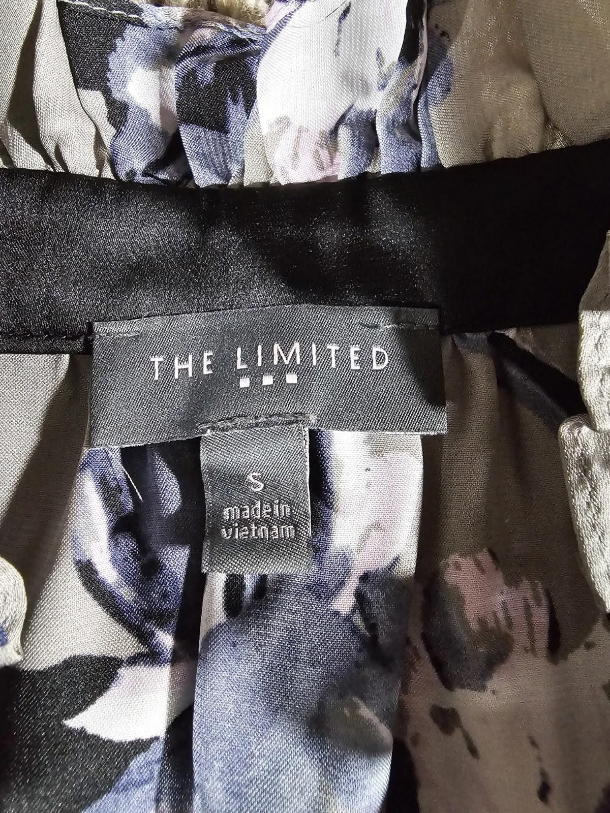 Other The LIMITED Small Gray Floral Tie Tank Top Size S / US 4 / IT 40 - 3 Thumbnail
