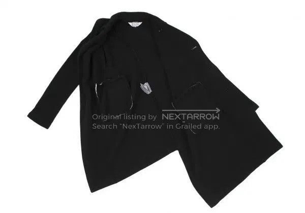 Comme des Garcons Comme Des Garcons Black retro button coat with inclined pl Size XS / US 0-2 / IT 36-38 - 4 Thumbnail