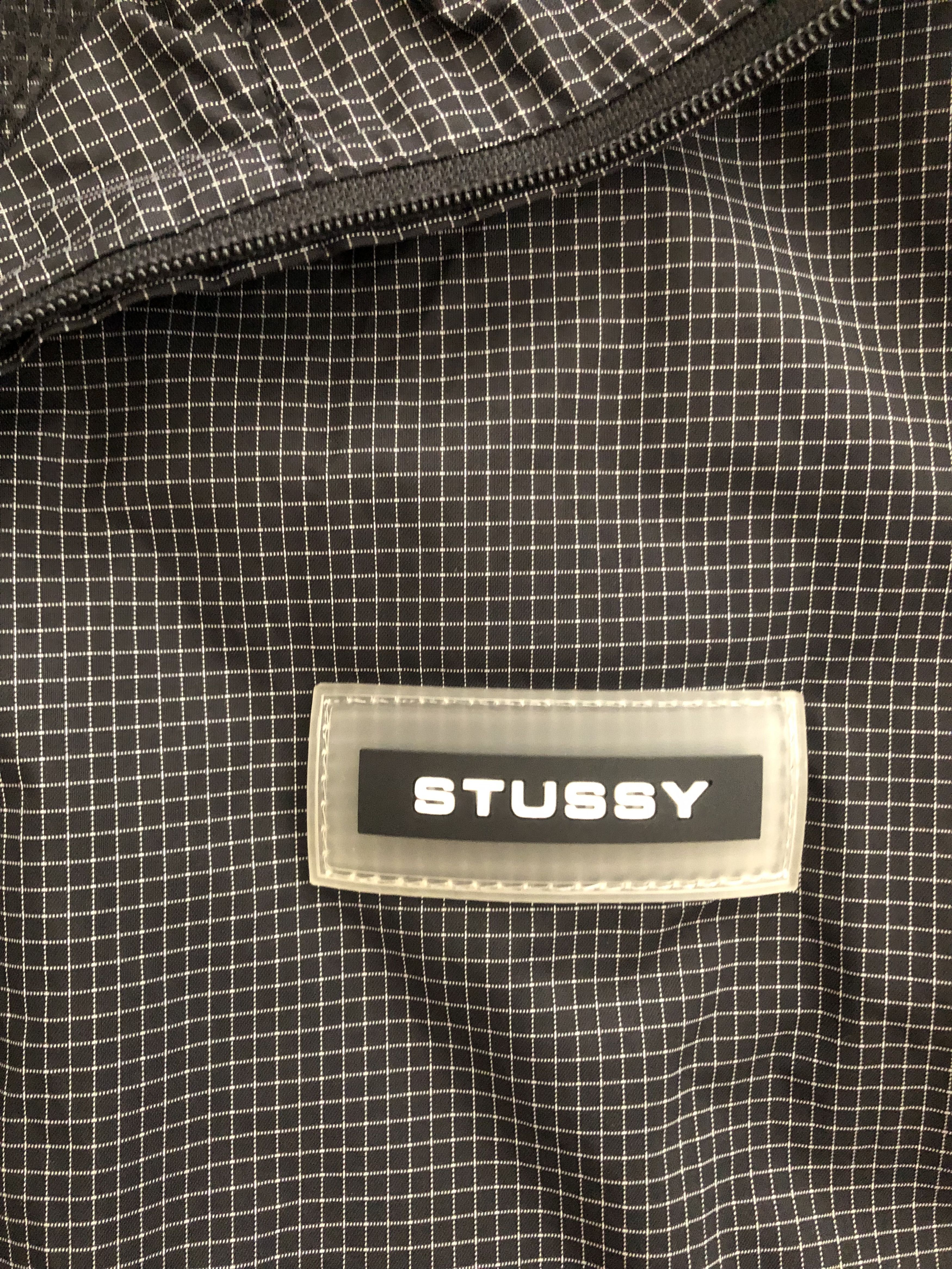 Stussy Windbreaker - 1/2 Zip Hooded Pullover Black Nylon Jacket Size US M / EU 48-50 / 2 - 3 Thumbnail