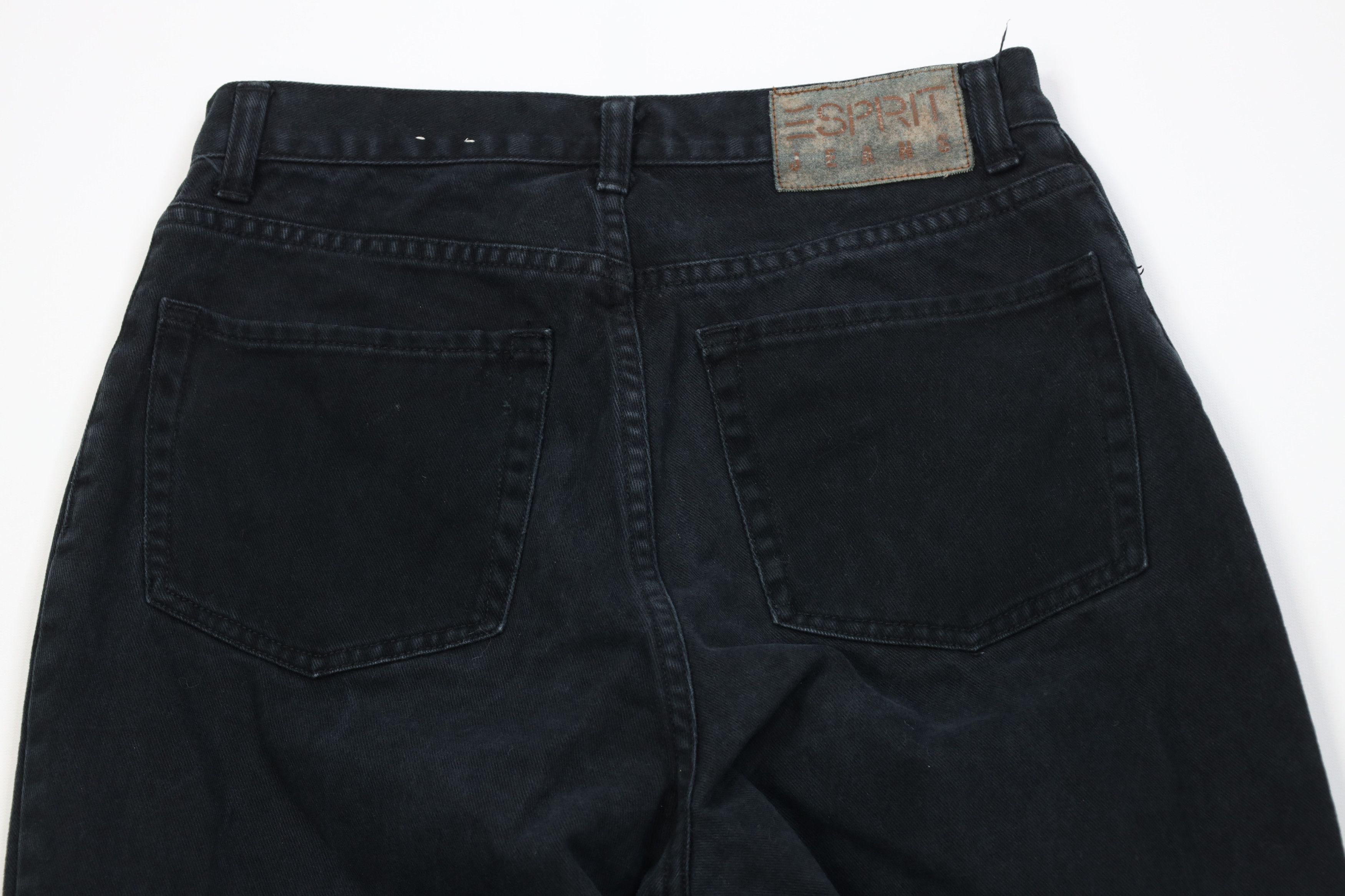 Esprit Vintage 90s Y2K Esprit Relaxed Tapered Leg Jeans Black Size 30" / US 8 / IT 44 - 12 Thumbnail