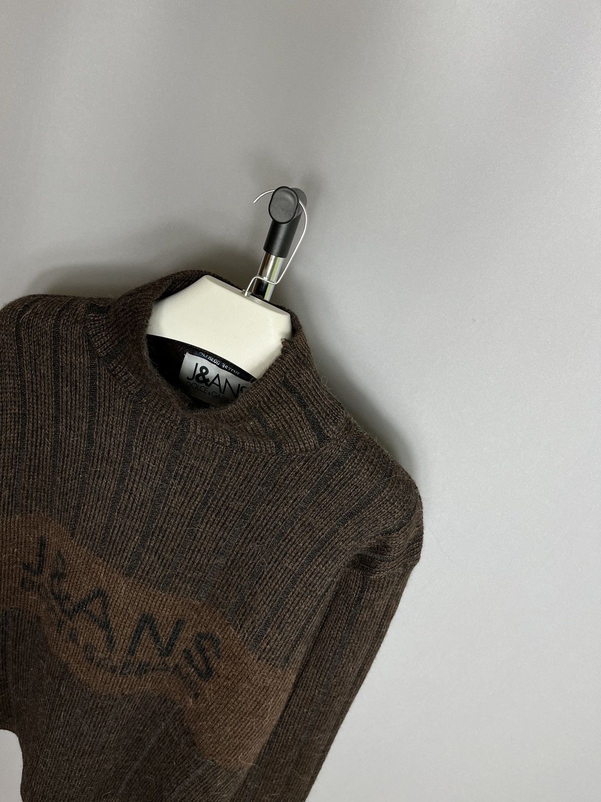 Dolce & Gabbana vintage j&ans dolce gabbana wool mens sweater knit brown Size US L / EU 52-54 / 3 - 2 Thumbnail