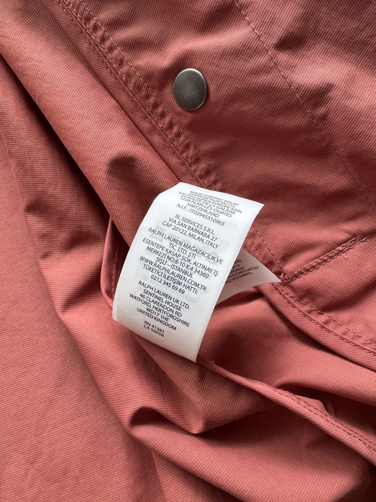 Polo Ralph Lauren Polo Ralph Lauren Peach Hooded Jacket Size M Size M / US 6-8 / IT 42-44 - 12 Thumbnail