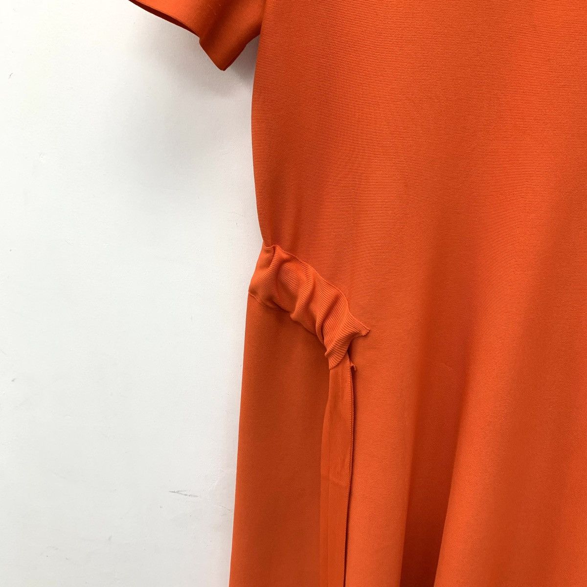 Dior Dior Orange Ribbon Design Crew Neck Short Sleeve Dress K26WX Size S / US 4 / IT 40 - 4 Thumbnail