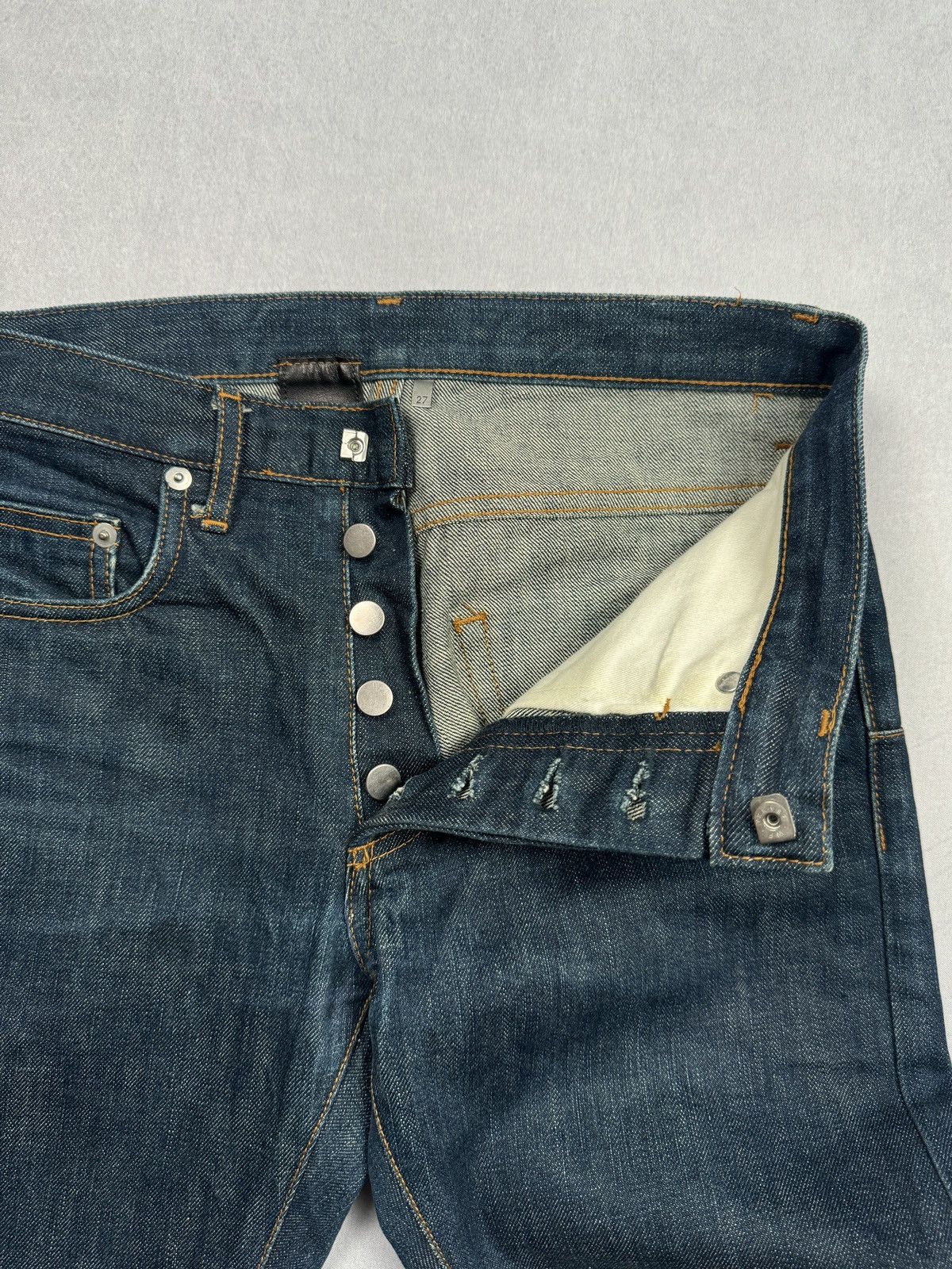 Hedi Slimane Dior Homme Raw Denim Jeans Size US 30 / EU 46 - 4 Thumbnail