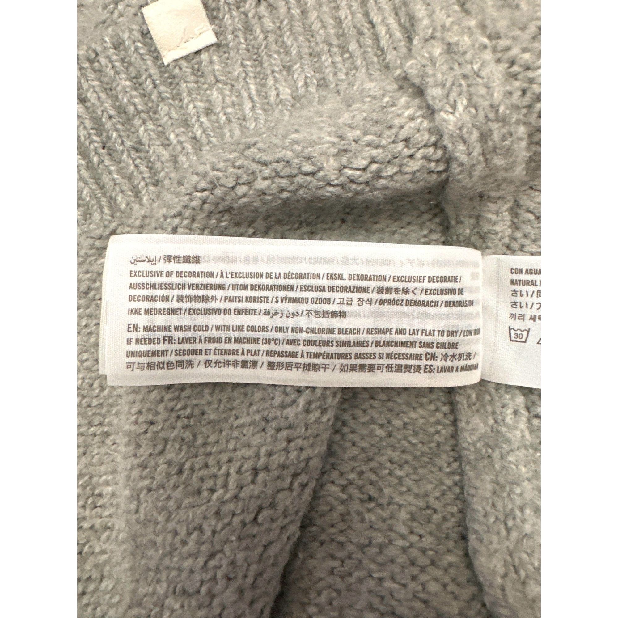 Abercrombie & Fitch Abercrombie Kids Size 15 Gray Girl Draped Waterfall Cardigan Size L / US 10 / IT 46 - 10 Thumbnail